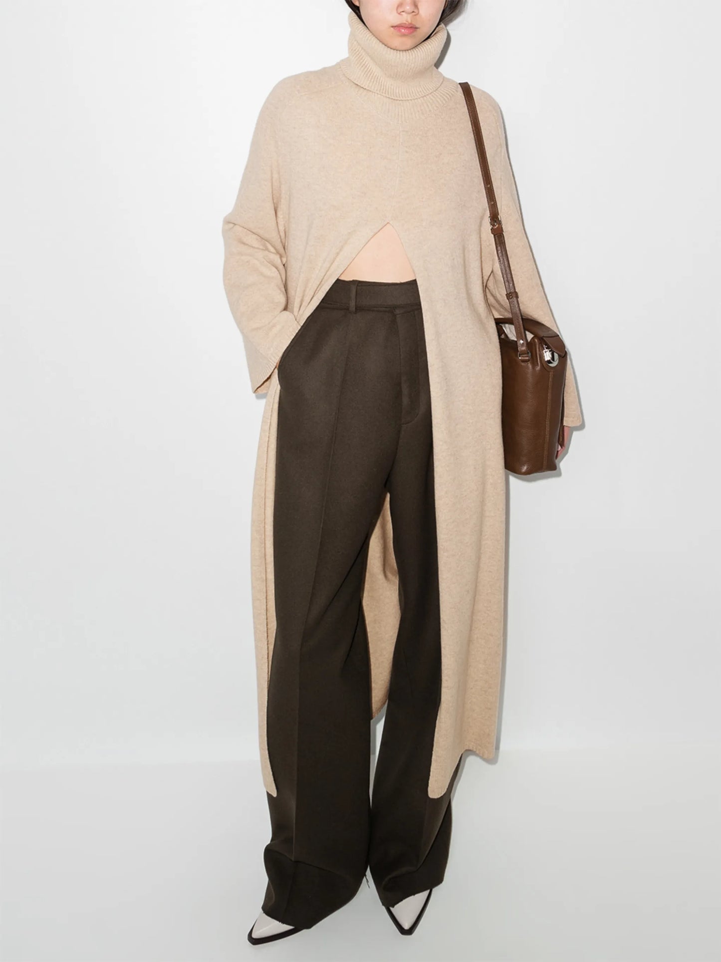 split seam maxi jumper