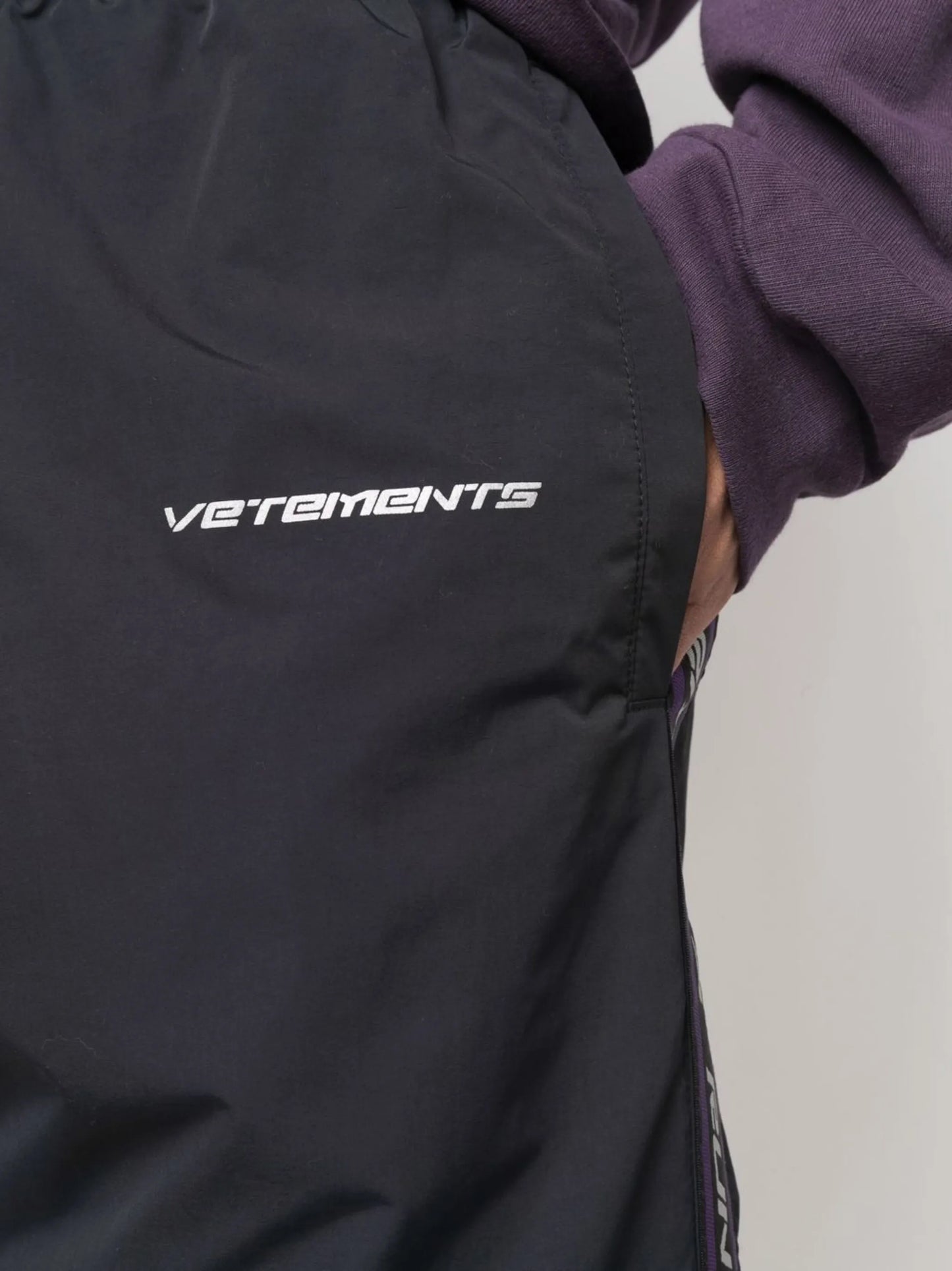 side-stripe track pants