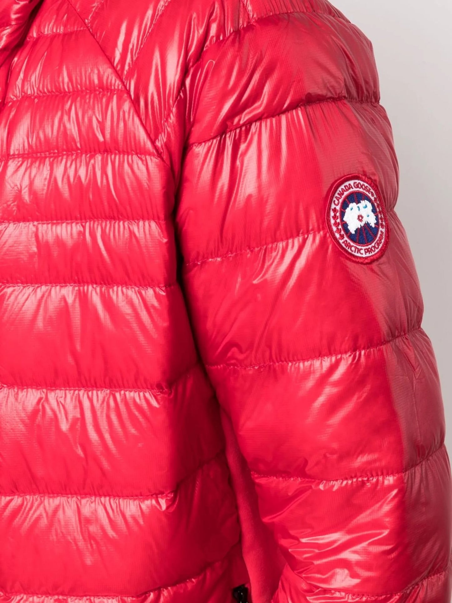 logo-patch padded jacket