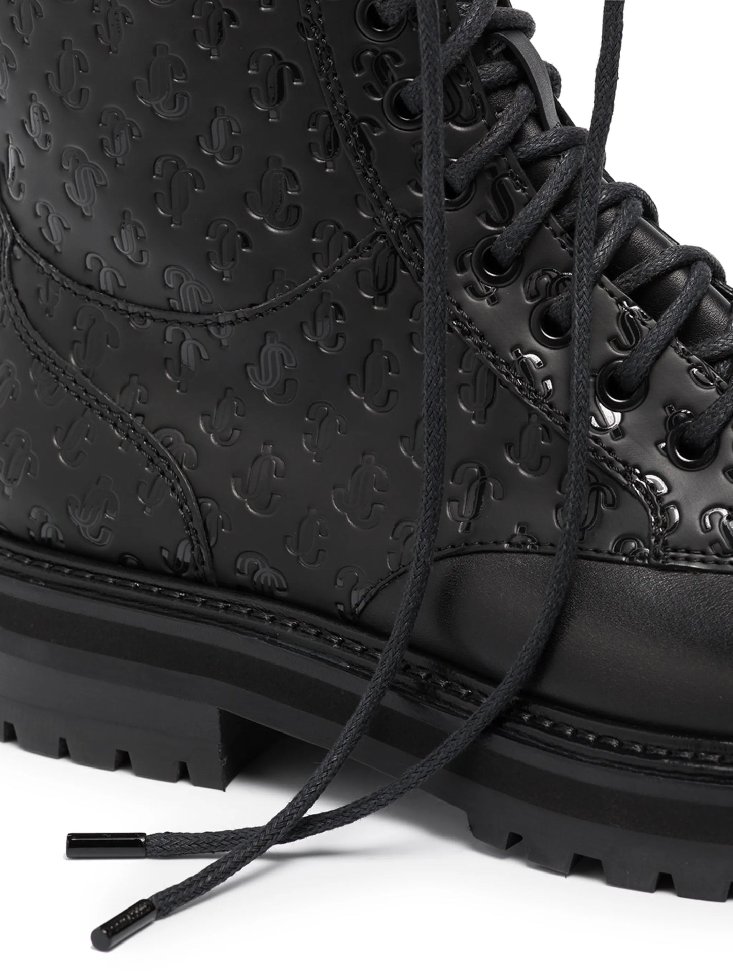 Cora logo-debossed boots