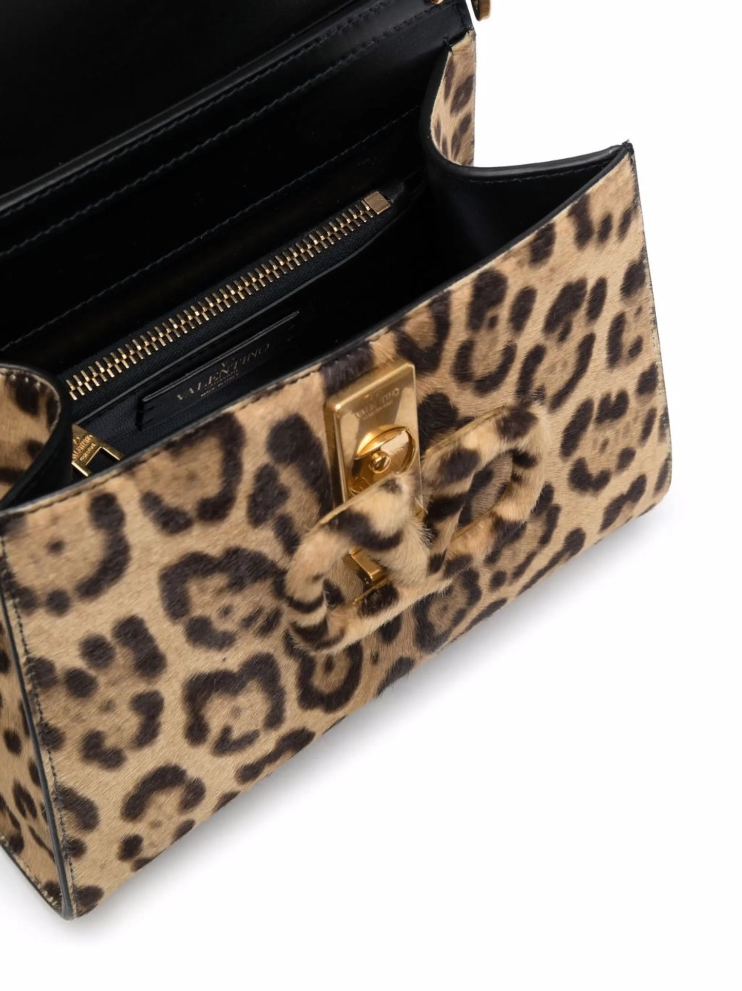 mini VSLING leopard-print tote bag