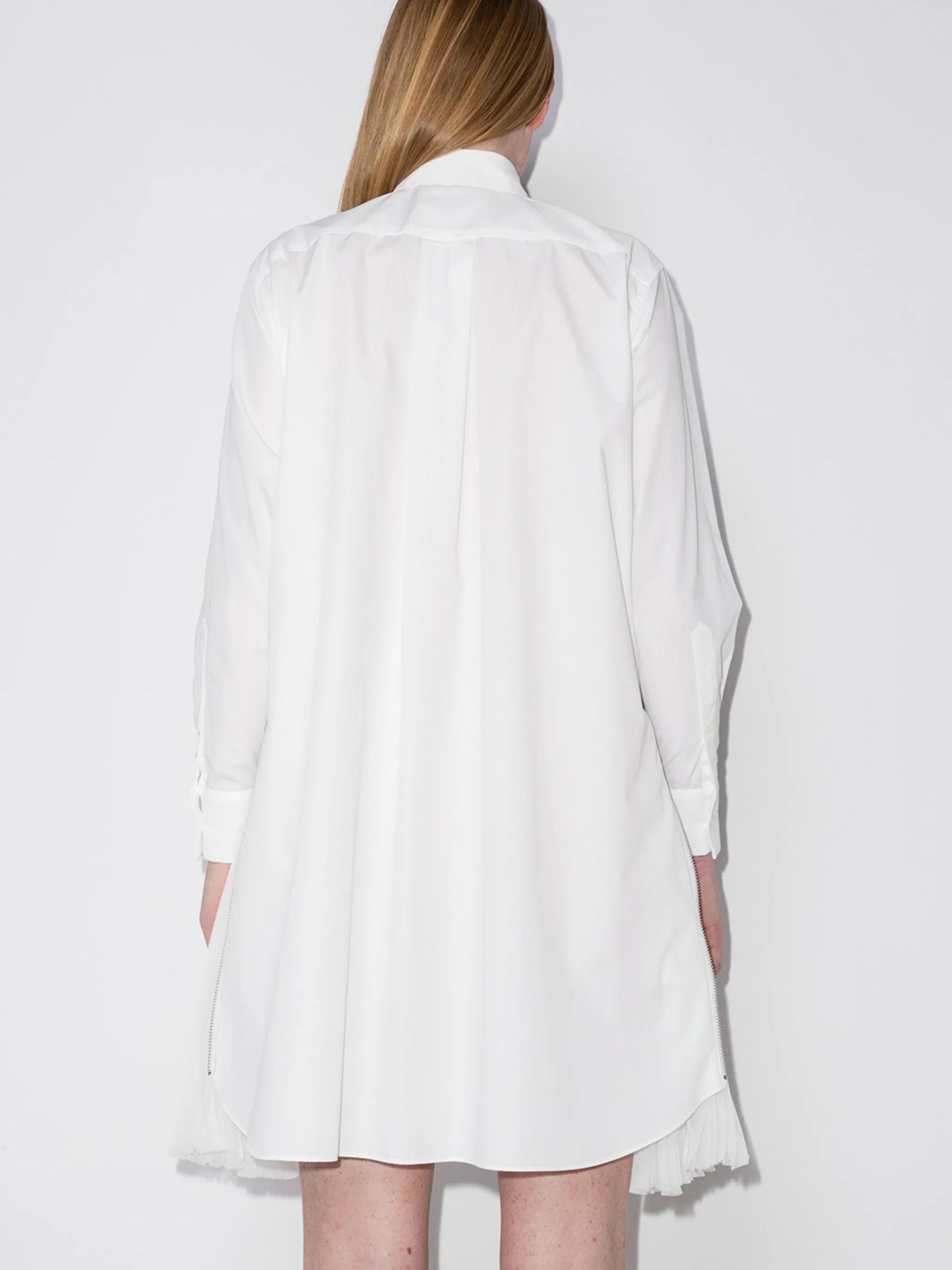 high-low hem shirt dress