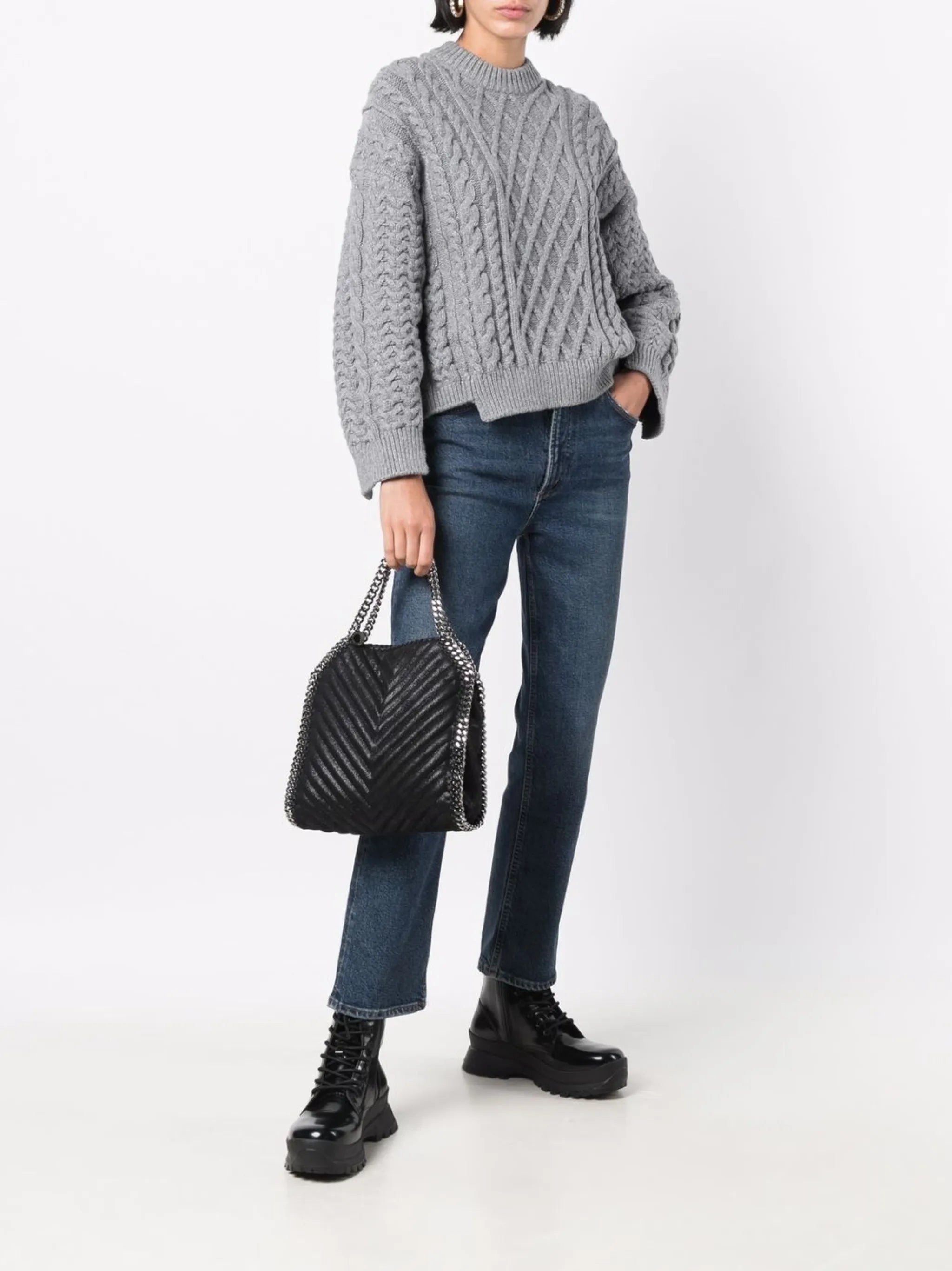Falabella shiny tote bag