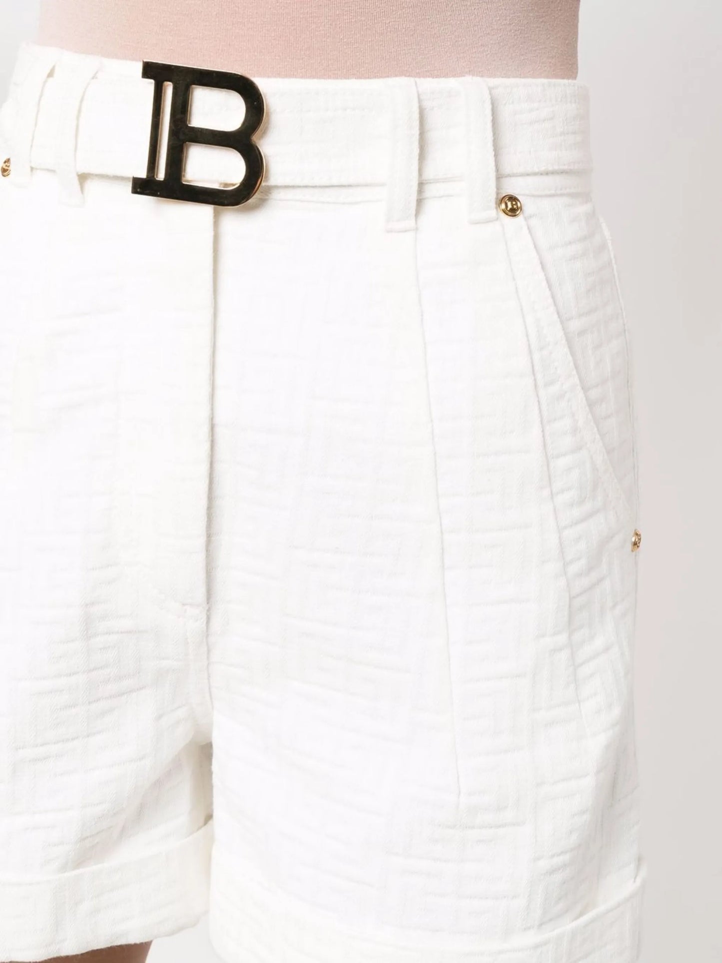 jacquard monogram shorts
