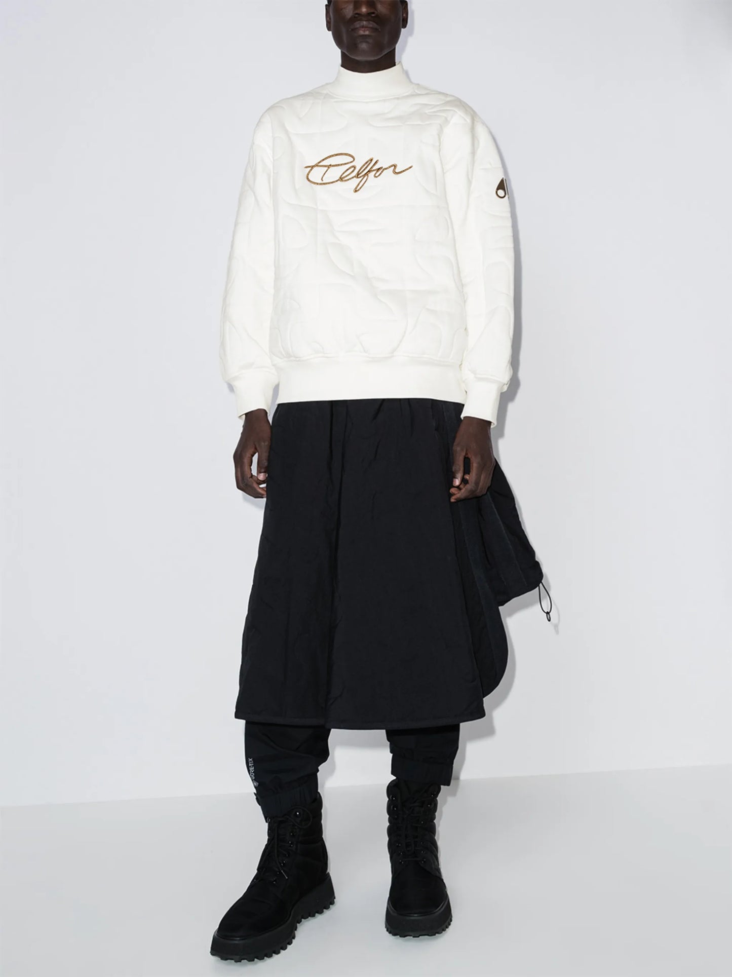 x Telfar logo-embroidered sweatshirt