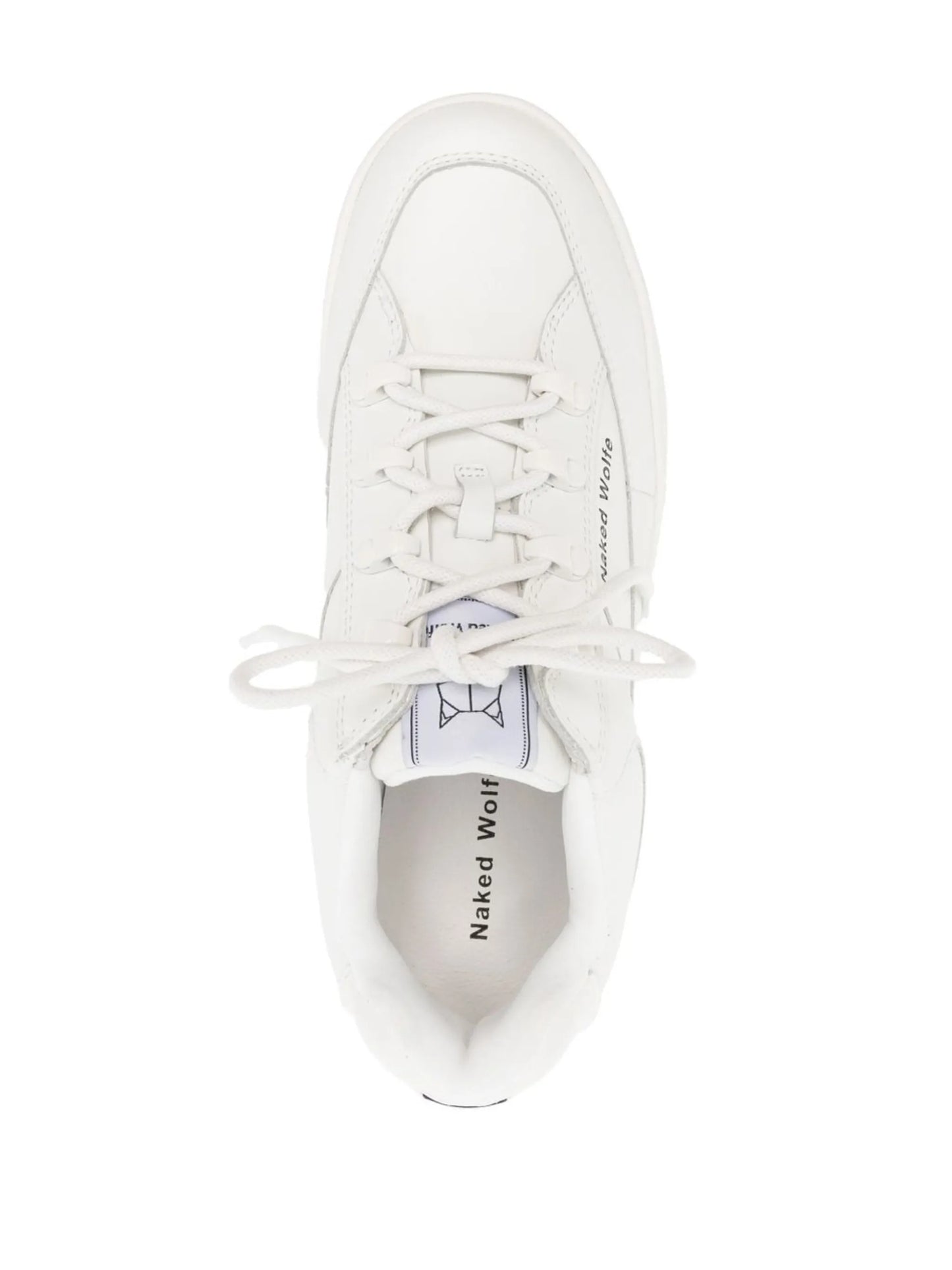 Sporty platform lace-up sneakers