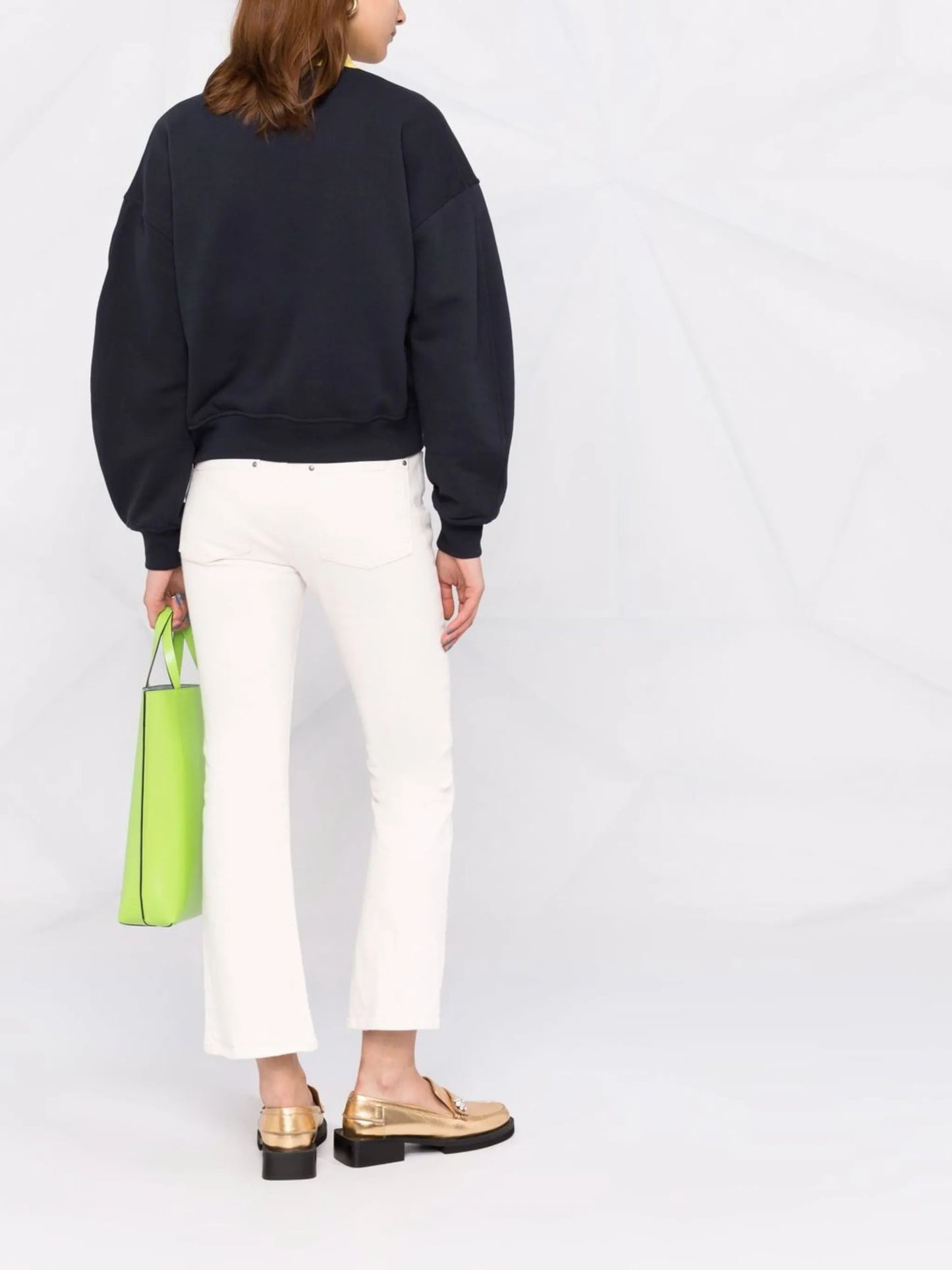 logo-patch long-sleeve sweatshirt