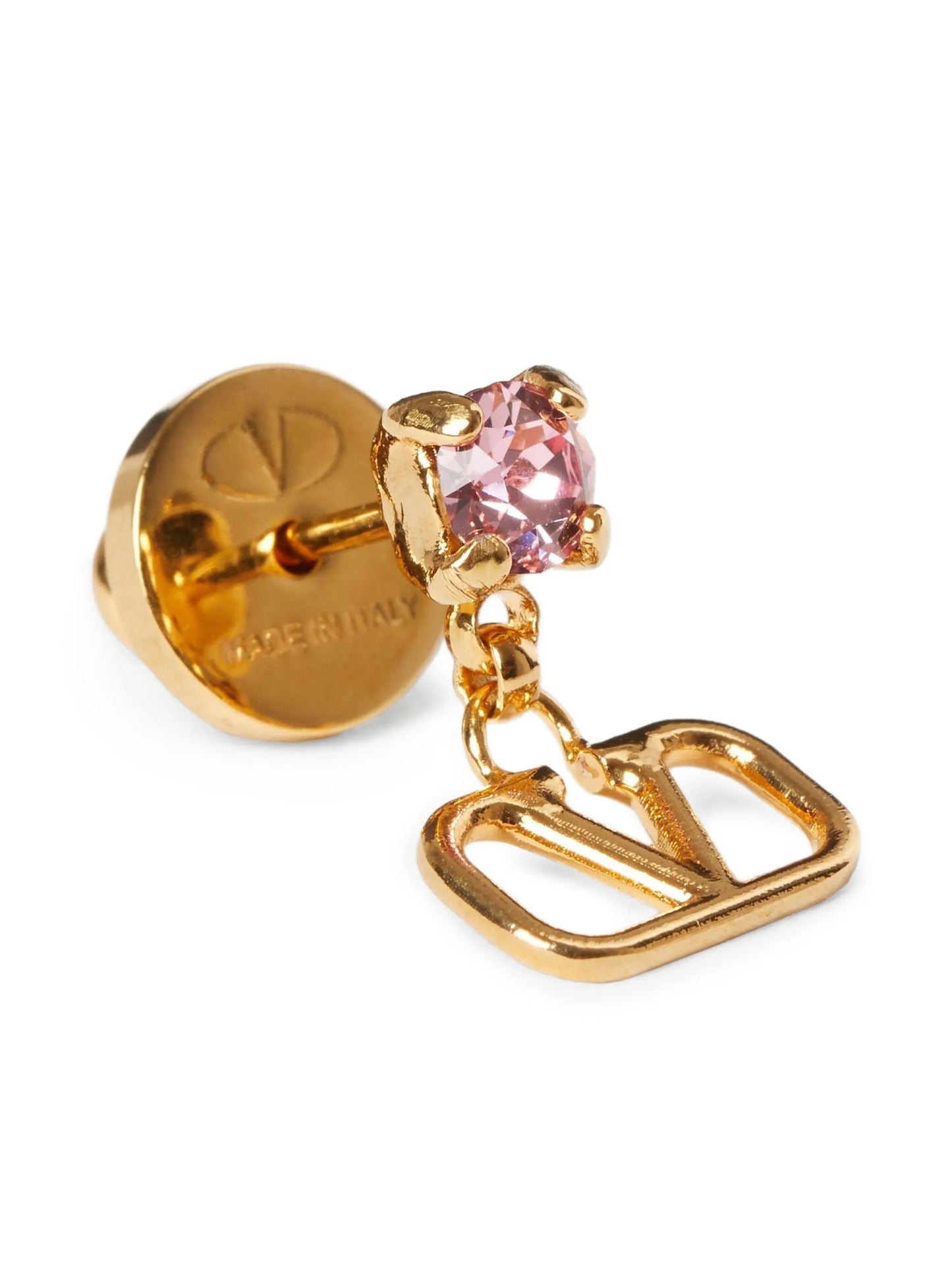 VLogo Signature crystal-embellished earrings