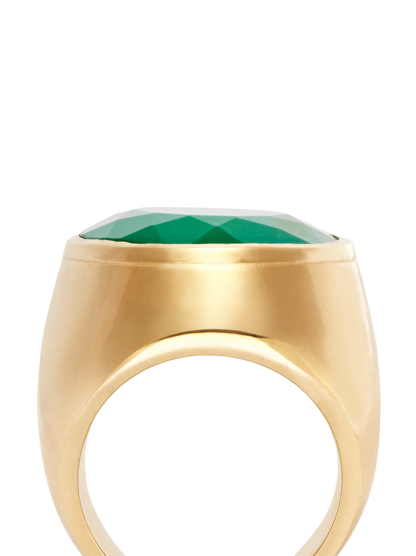 oval cabochon quartz ring