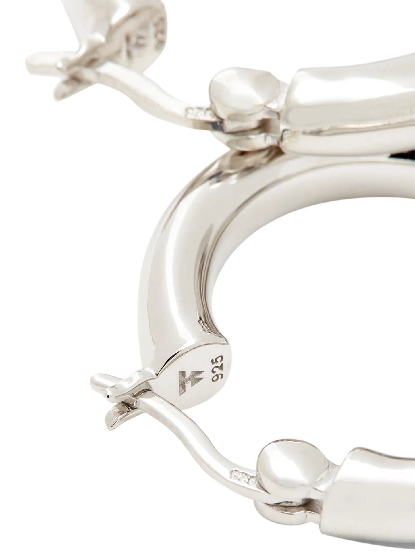 medium classic thick hoop earrings