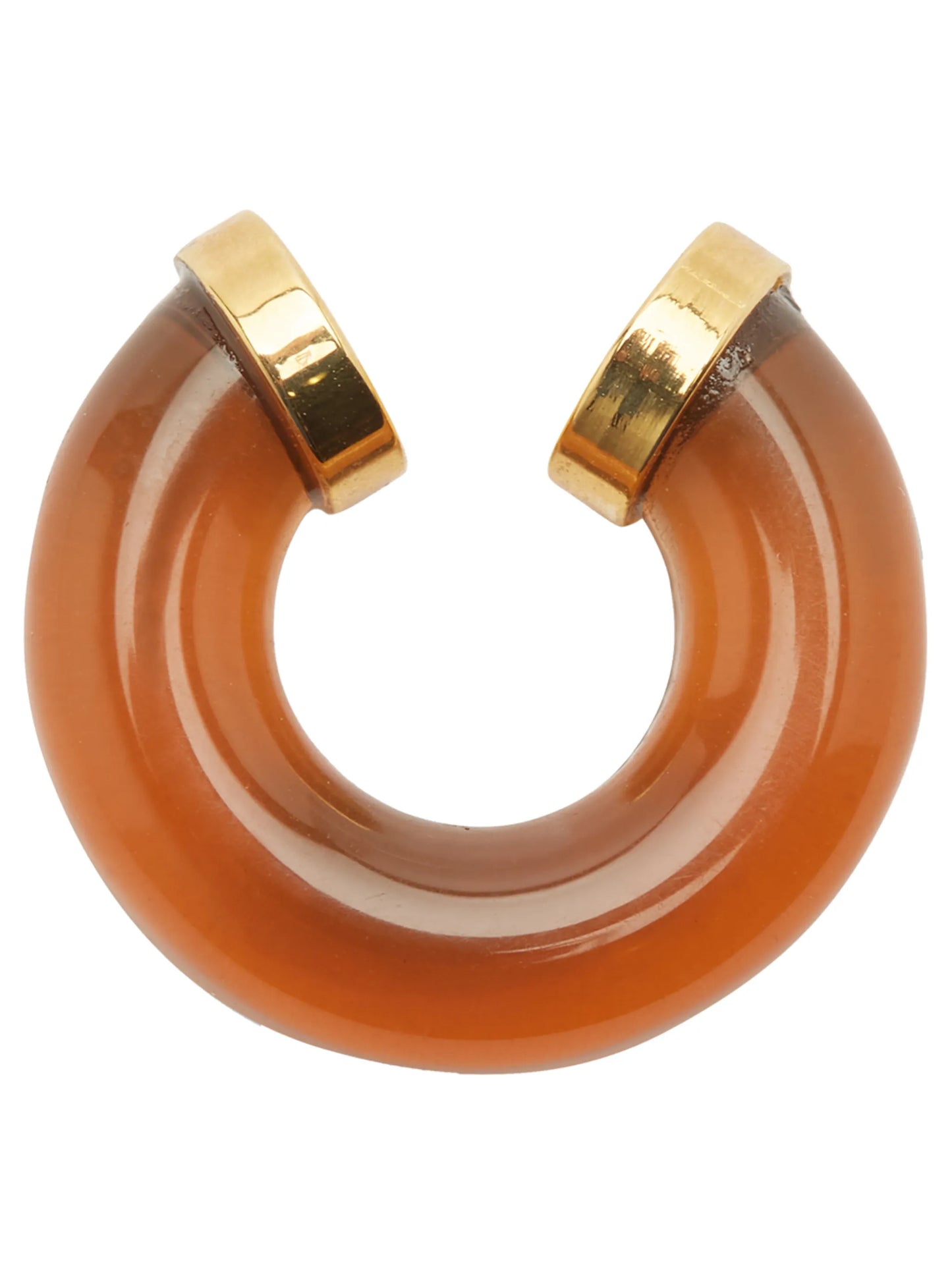 chunky huggie earring