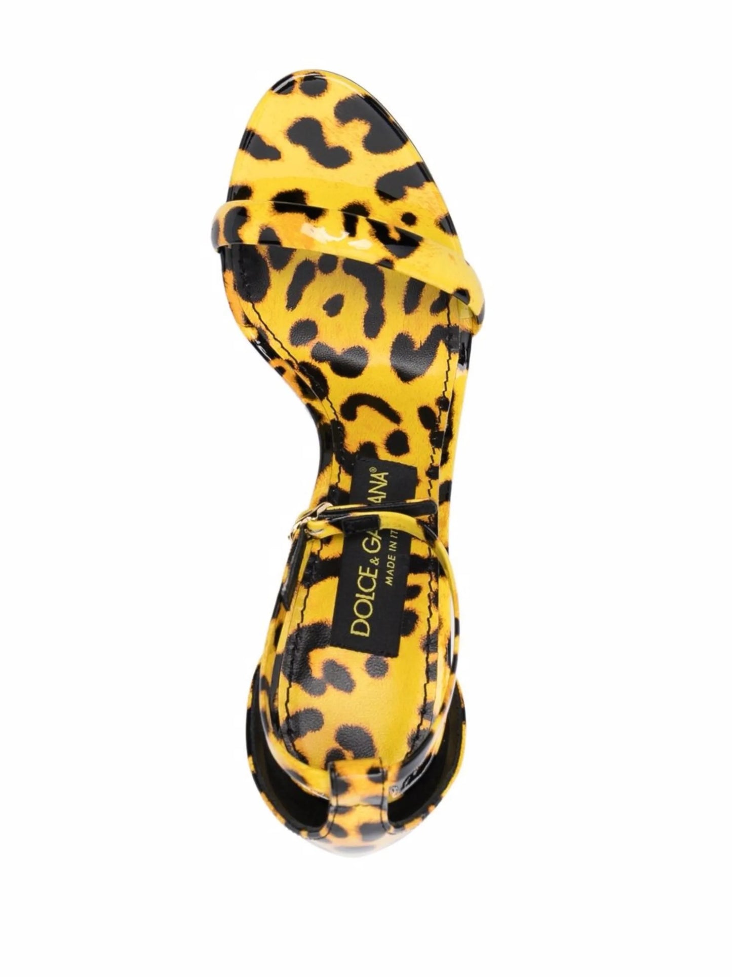 leopard-print open toe sandals