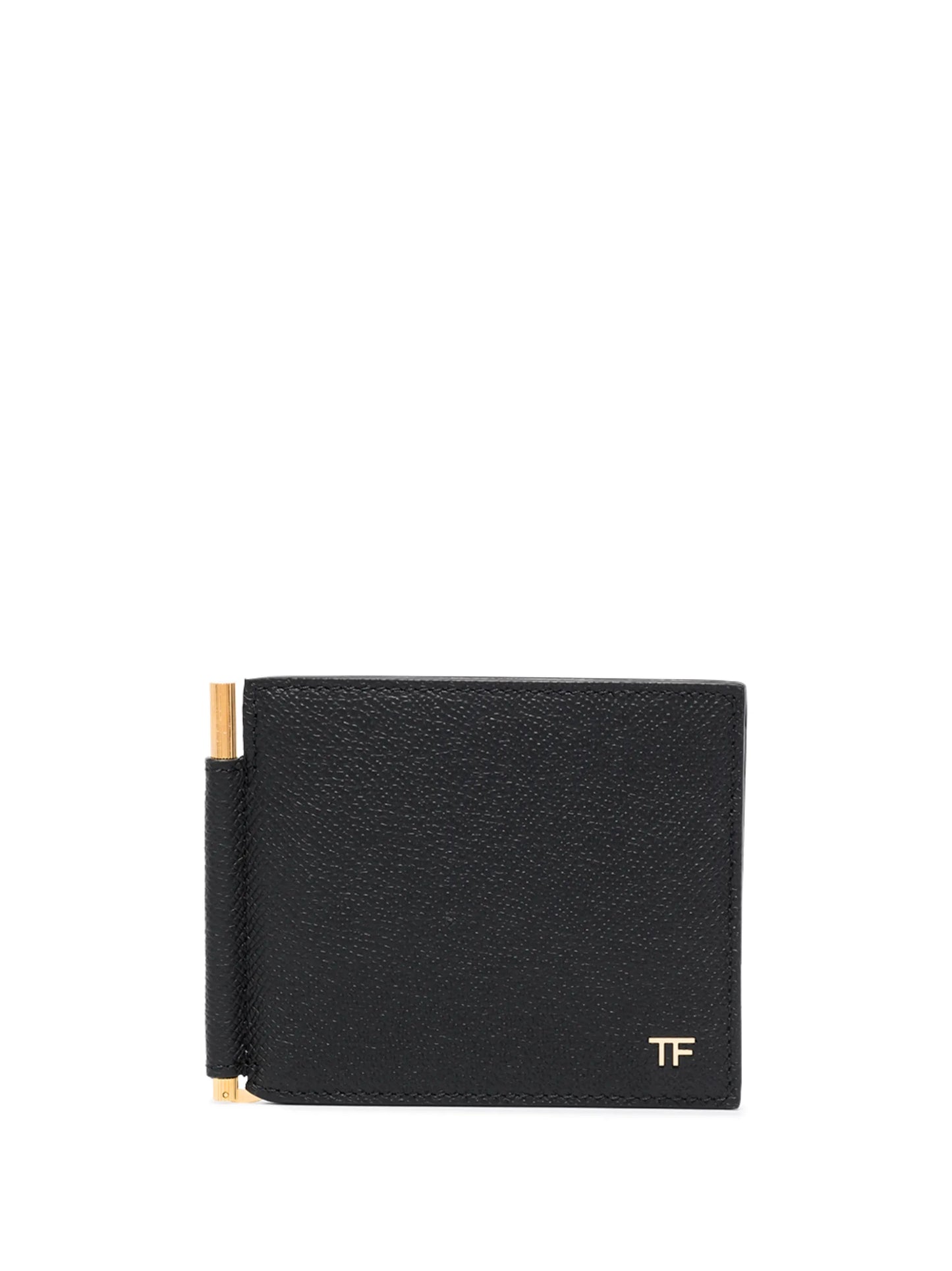 money-clip leather wallet