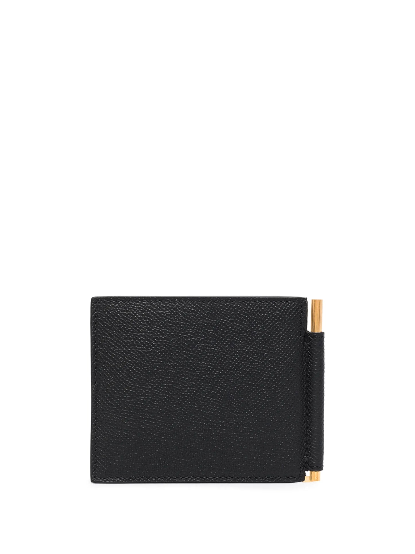 money-clip leather wallet
