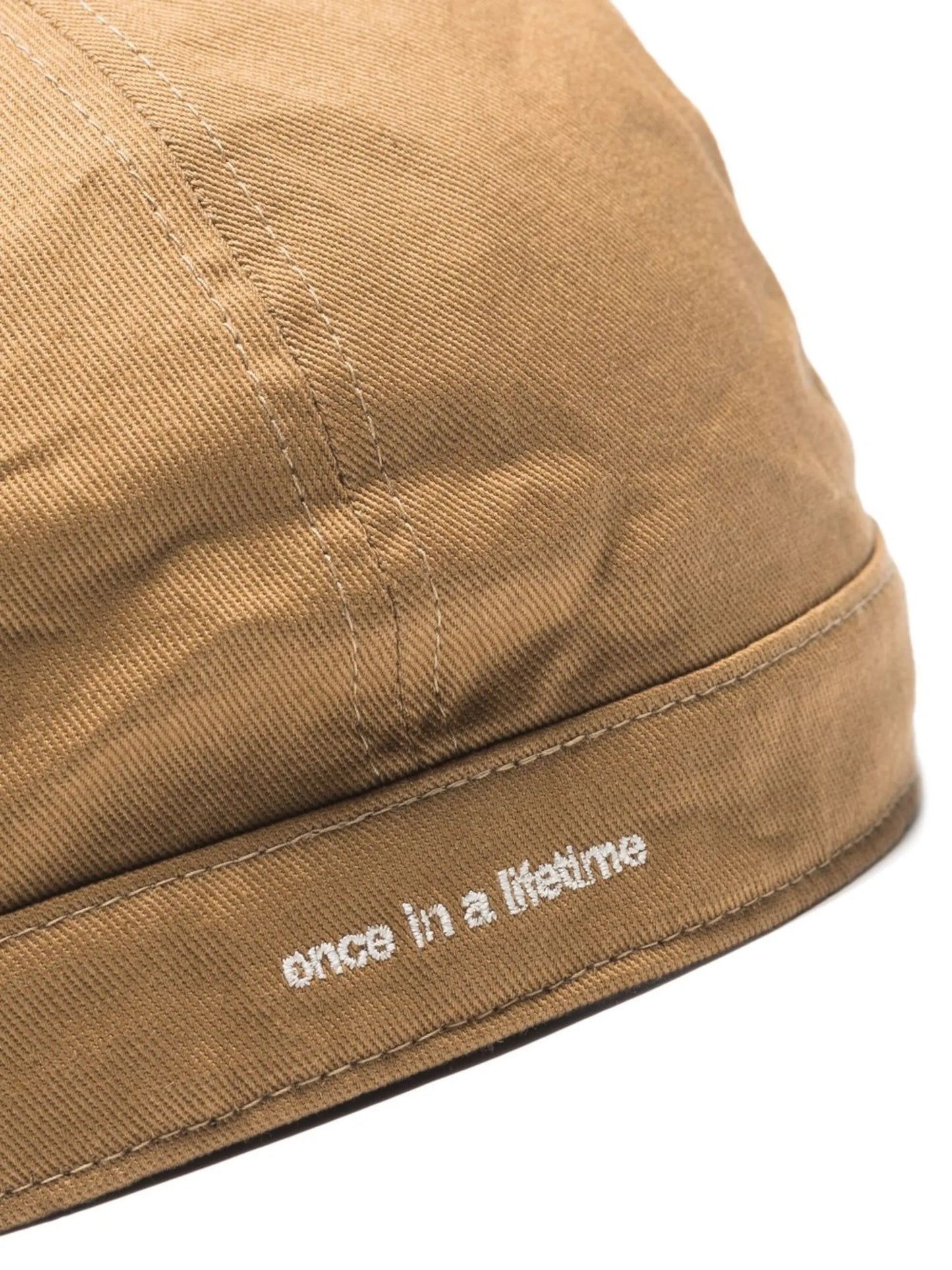 curved-brim baseball cap