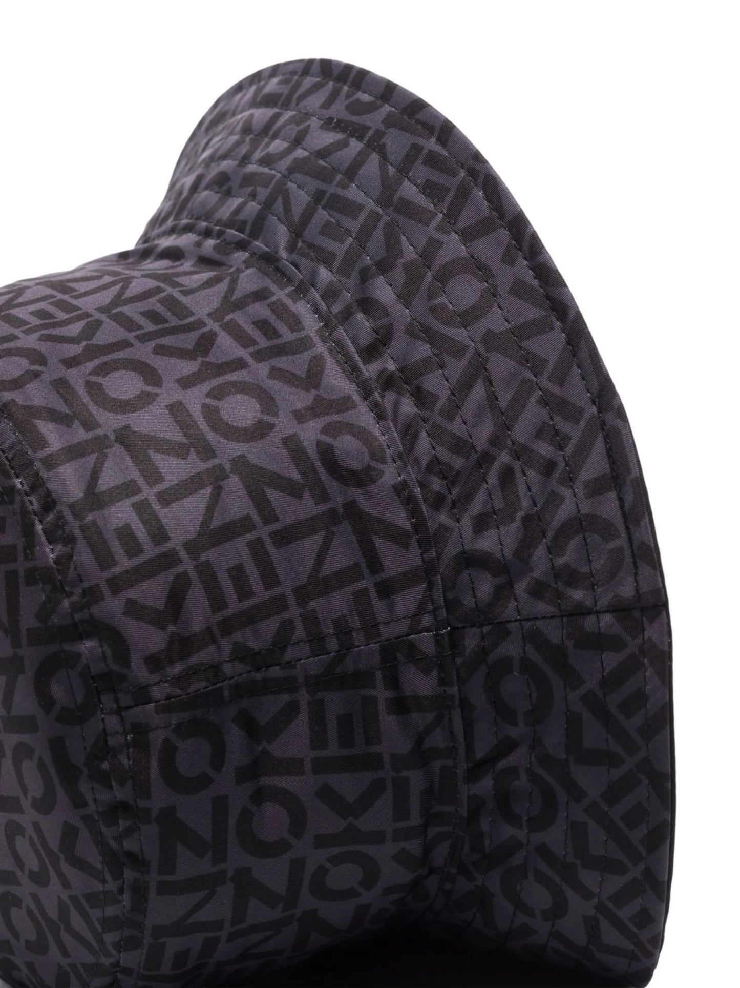 logo-print bucket hat