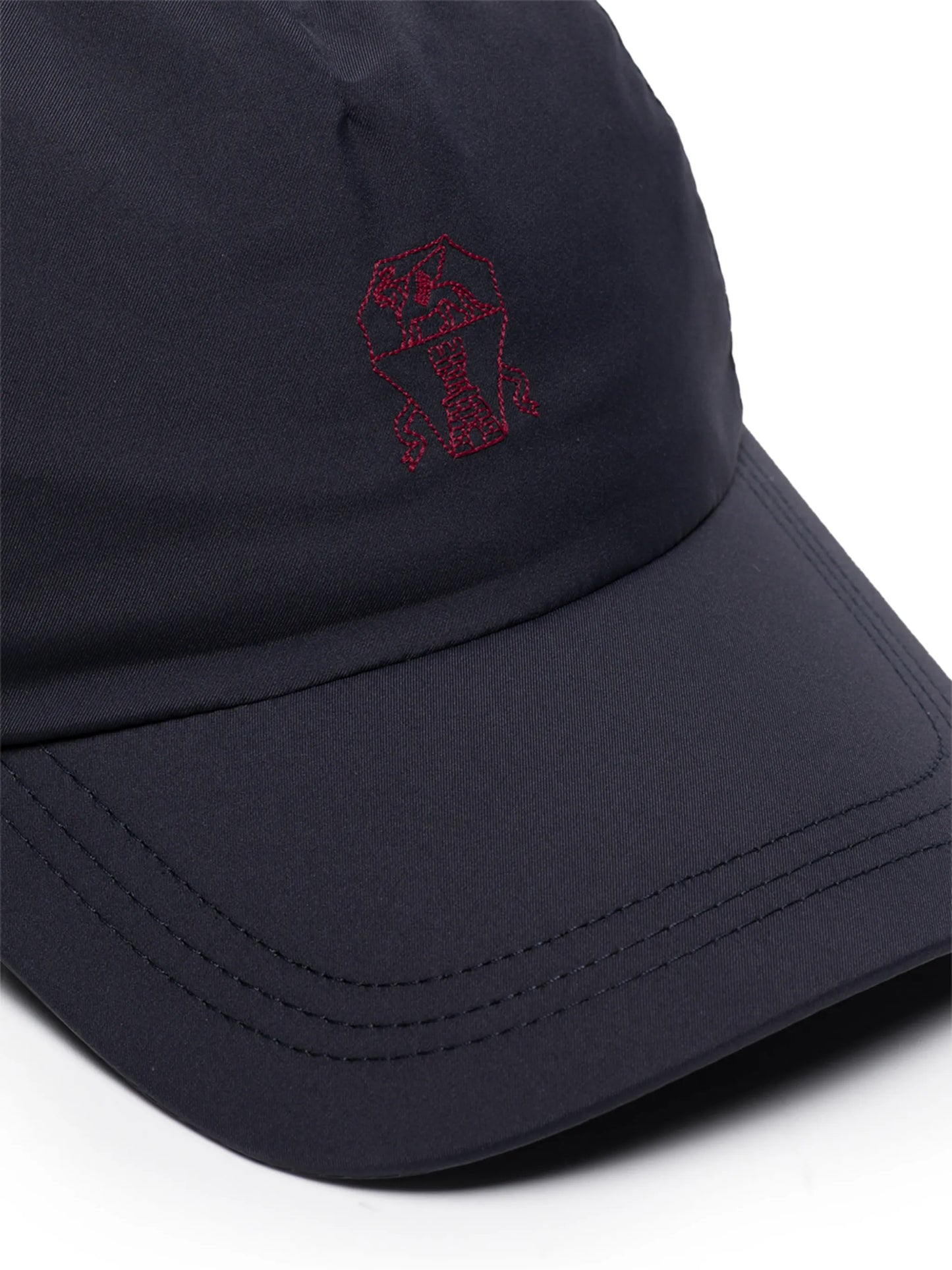 embroidered-logo baseball cap