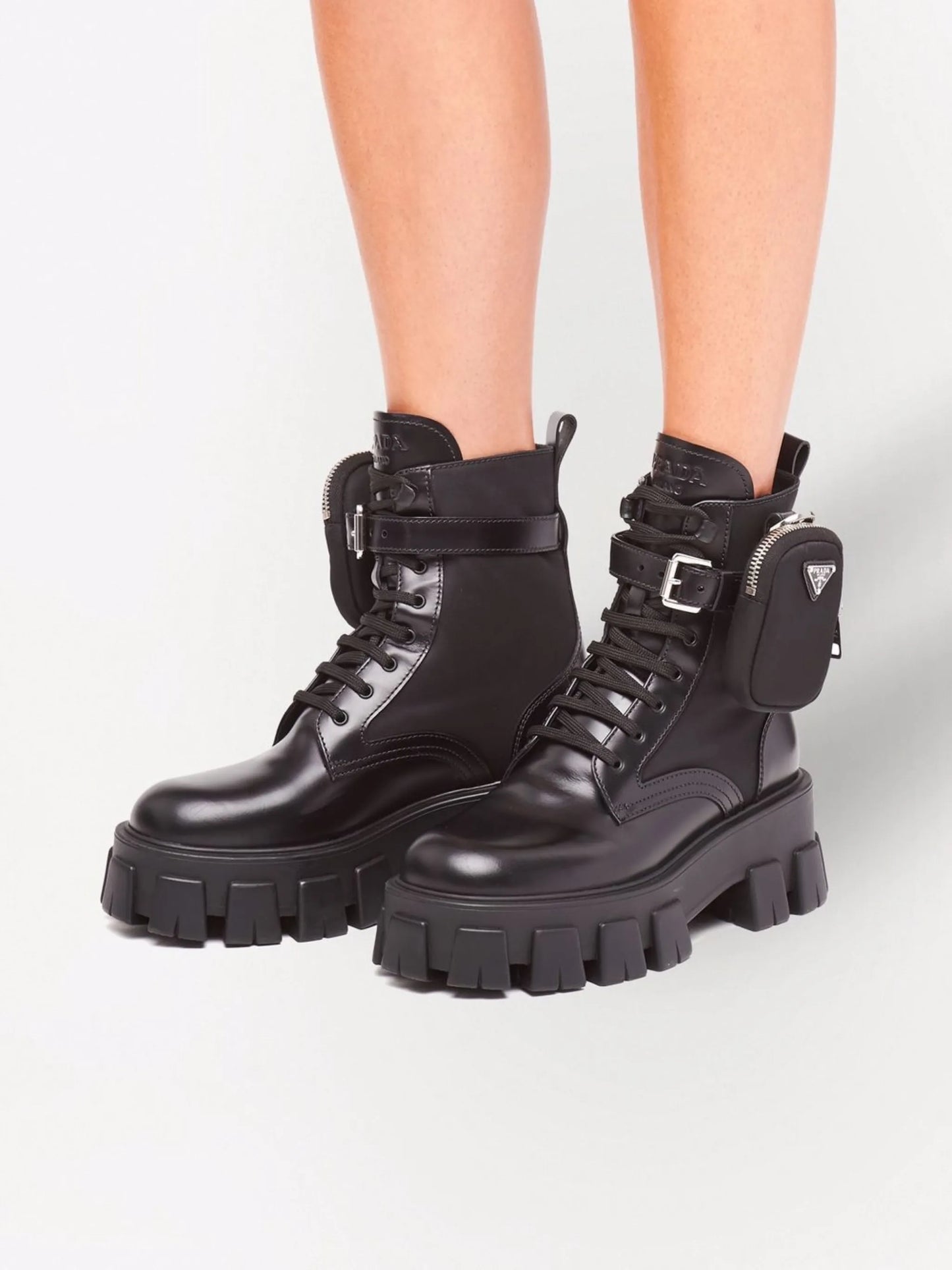 Monolith leather boots