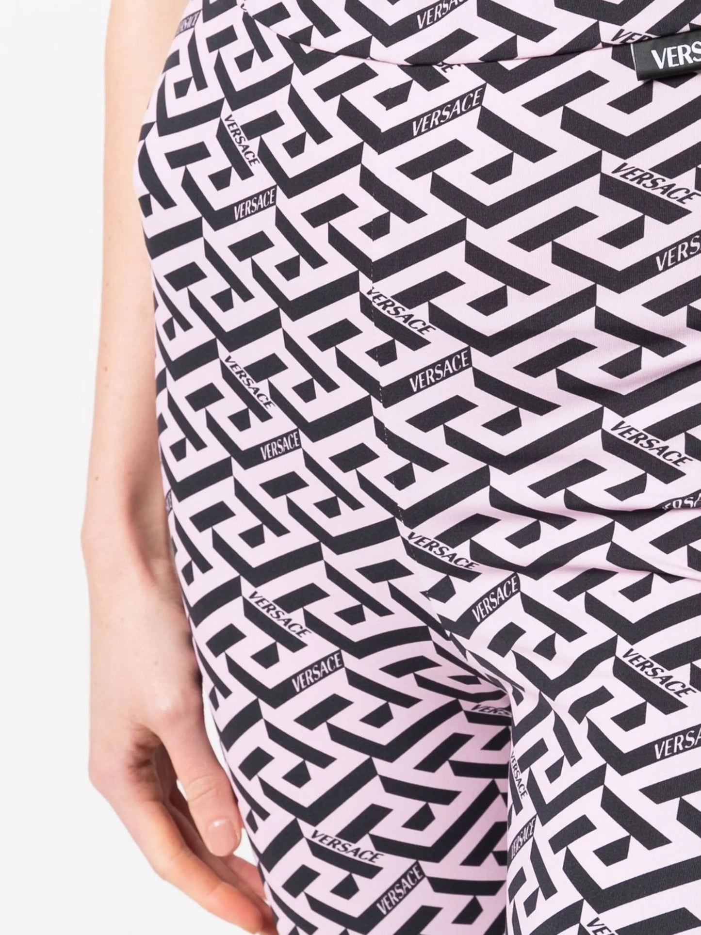 La Greca-print leggings
