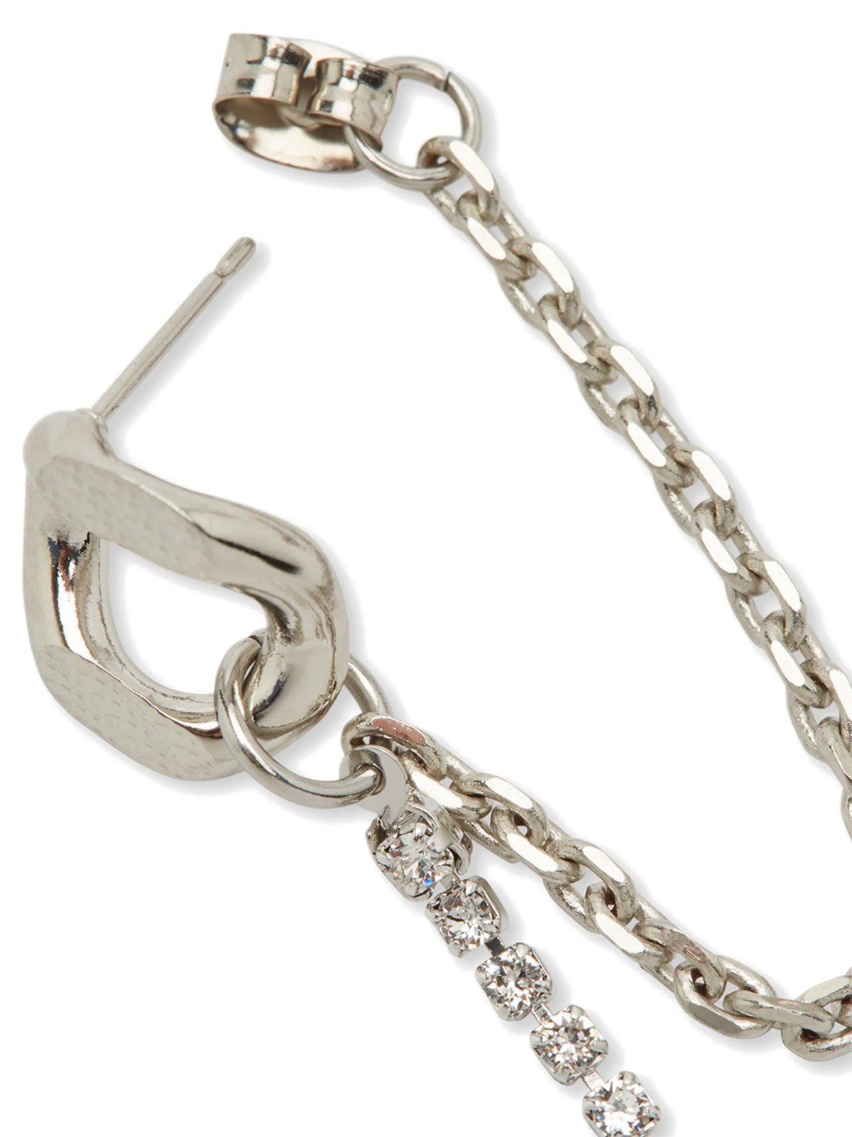 Betty asymmetric drop earrings