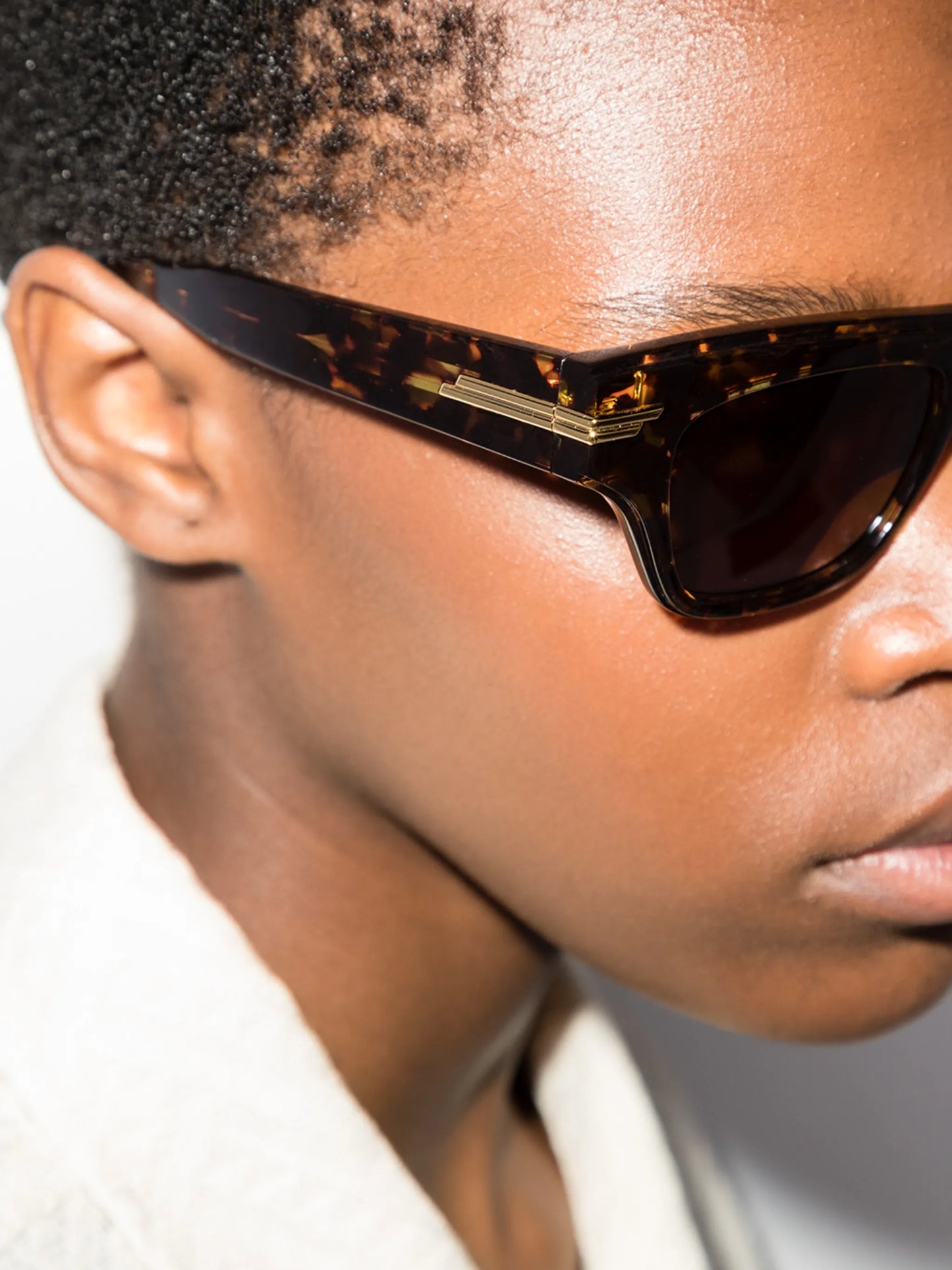 Mitre square-frame sunglasses