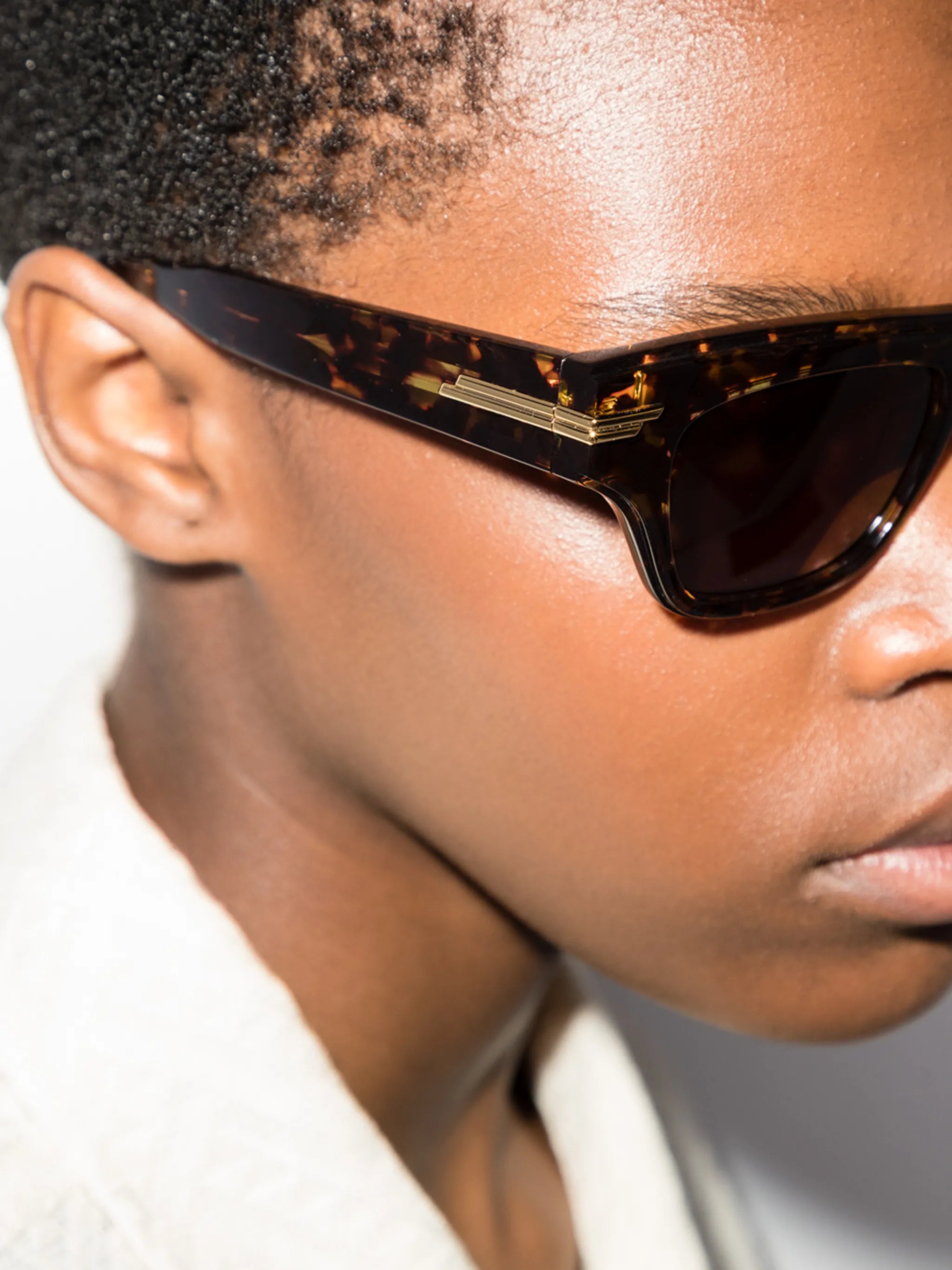 Mitre square-frame sunglasses