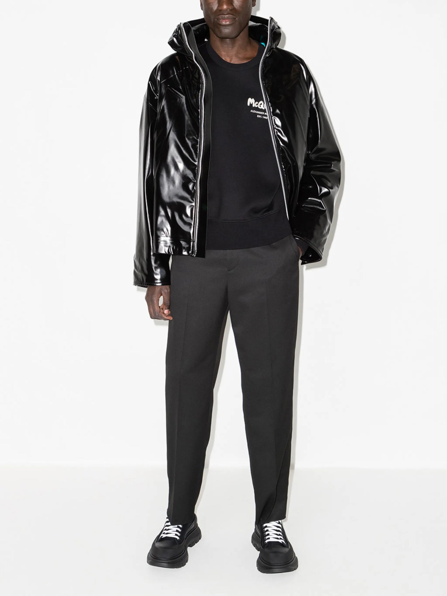 graffiti-print sweatshirt