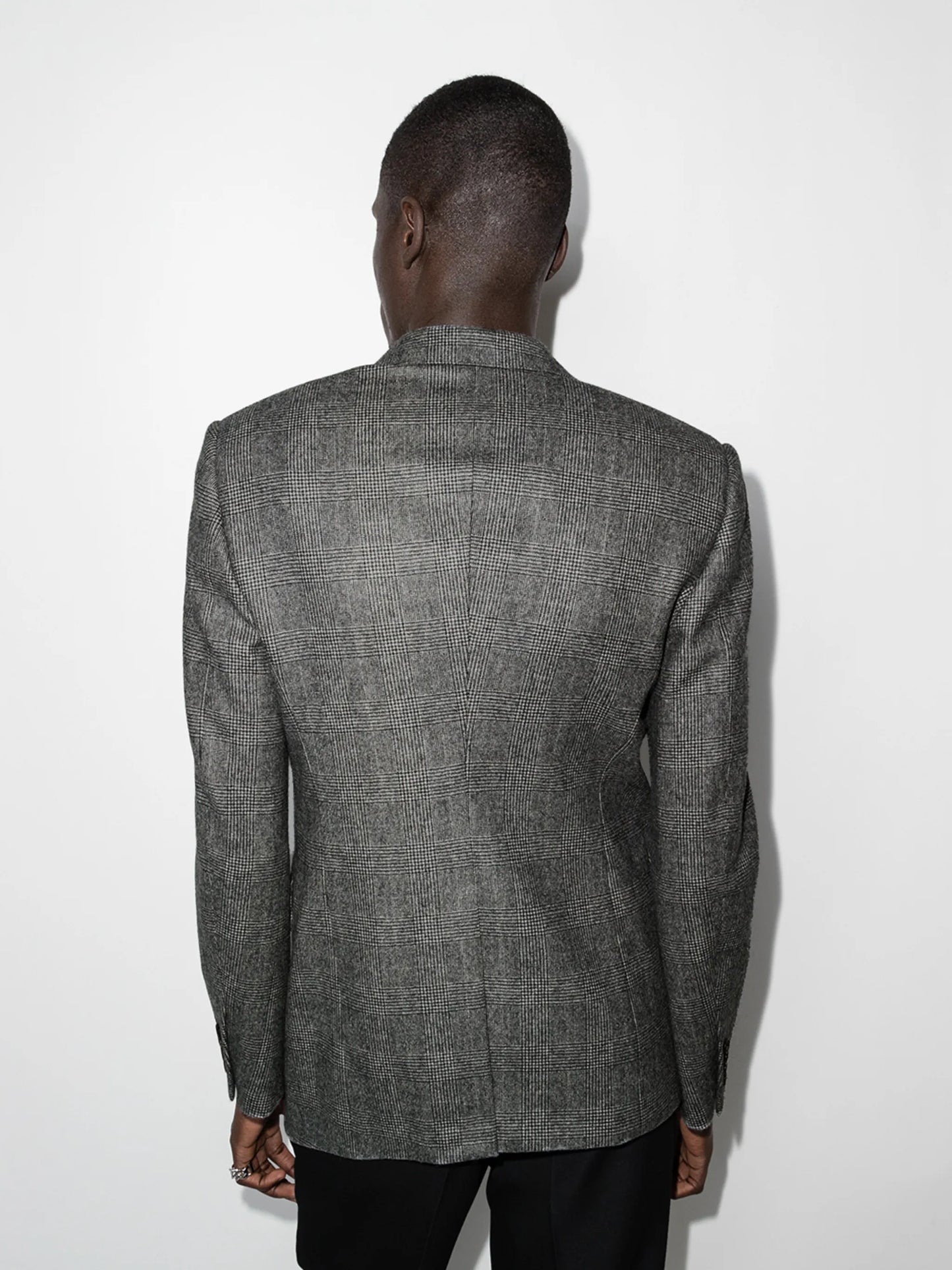 asymmetric double-breasted blazer