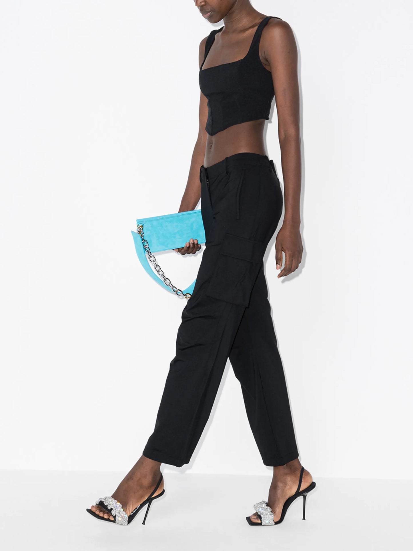 Raven straight-leg cargo trousers