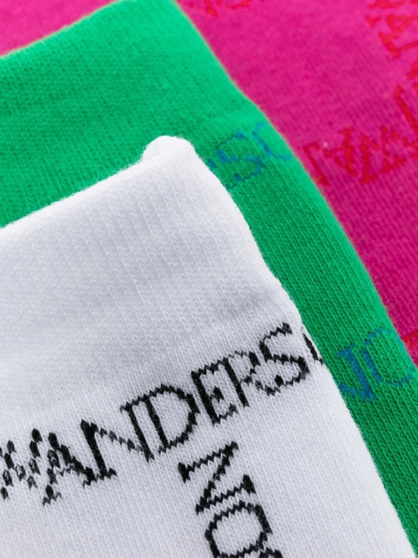 logo-embroidered three-pack socks