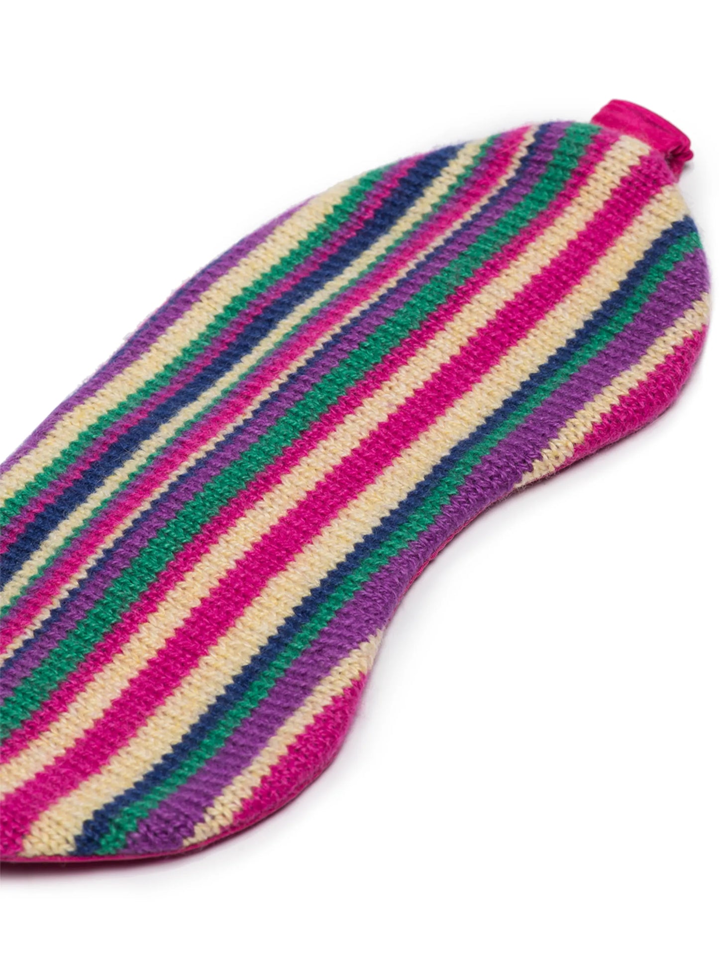 striped eye mask