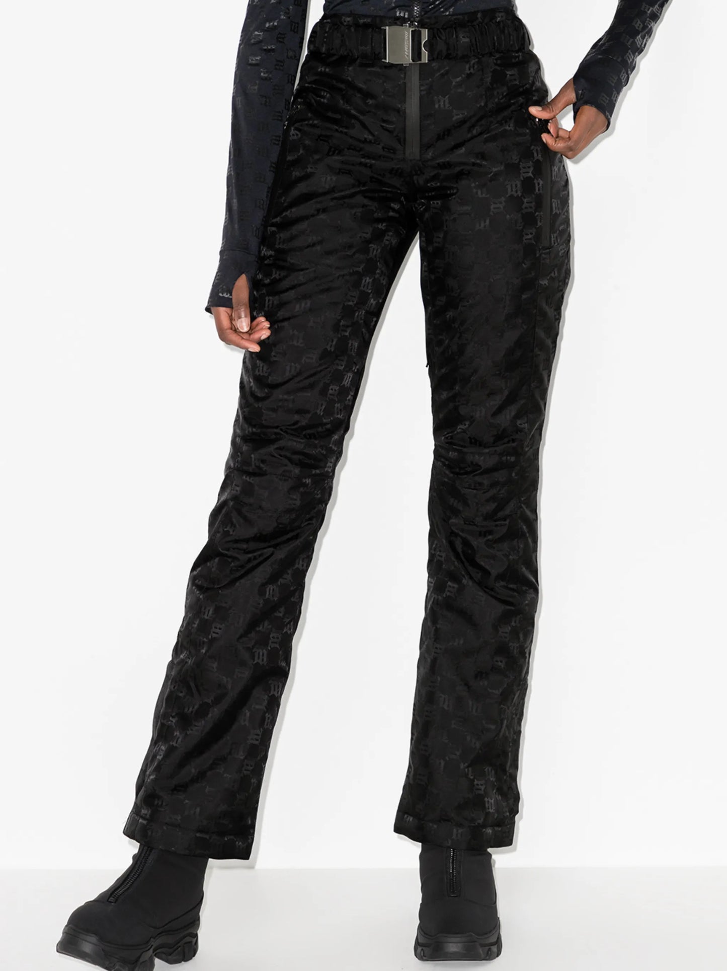 monogram ski trousers