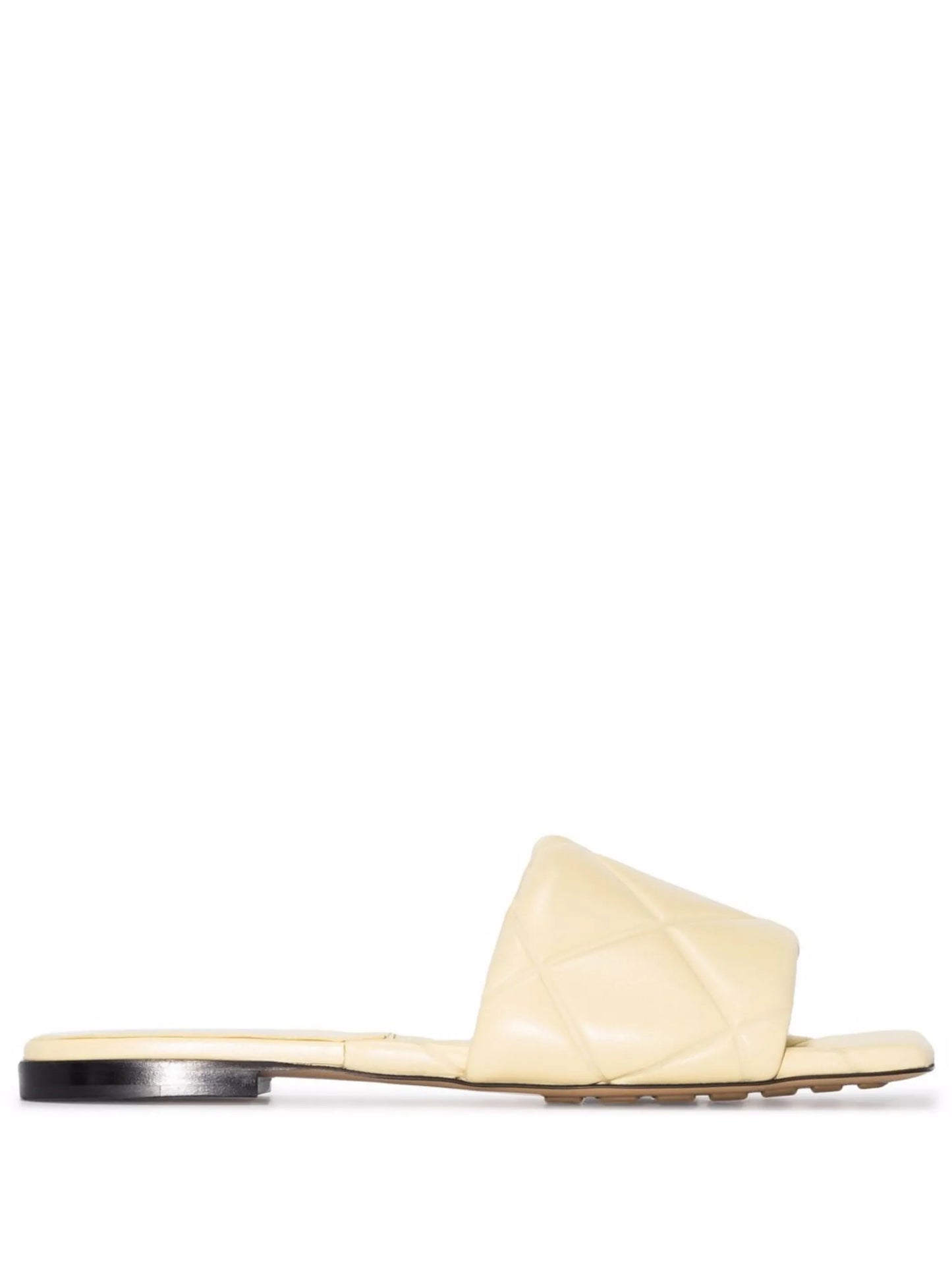 diamond-quilt open-toe sandals