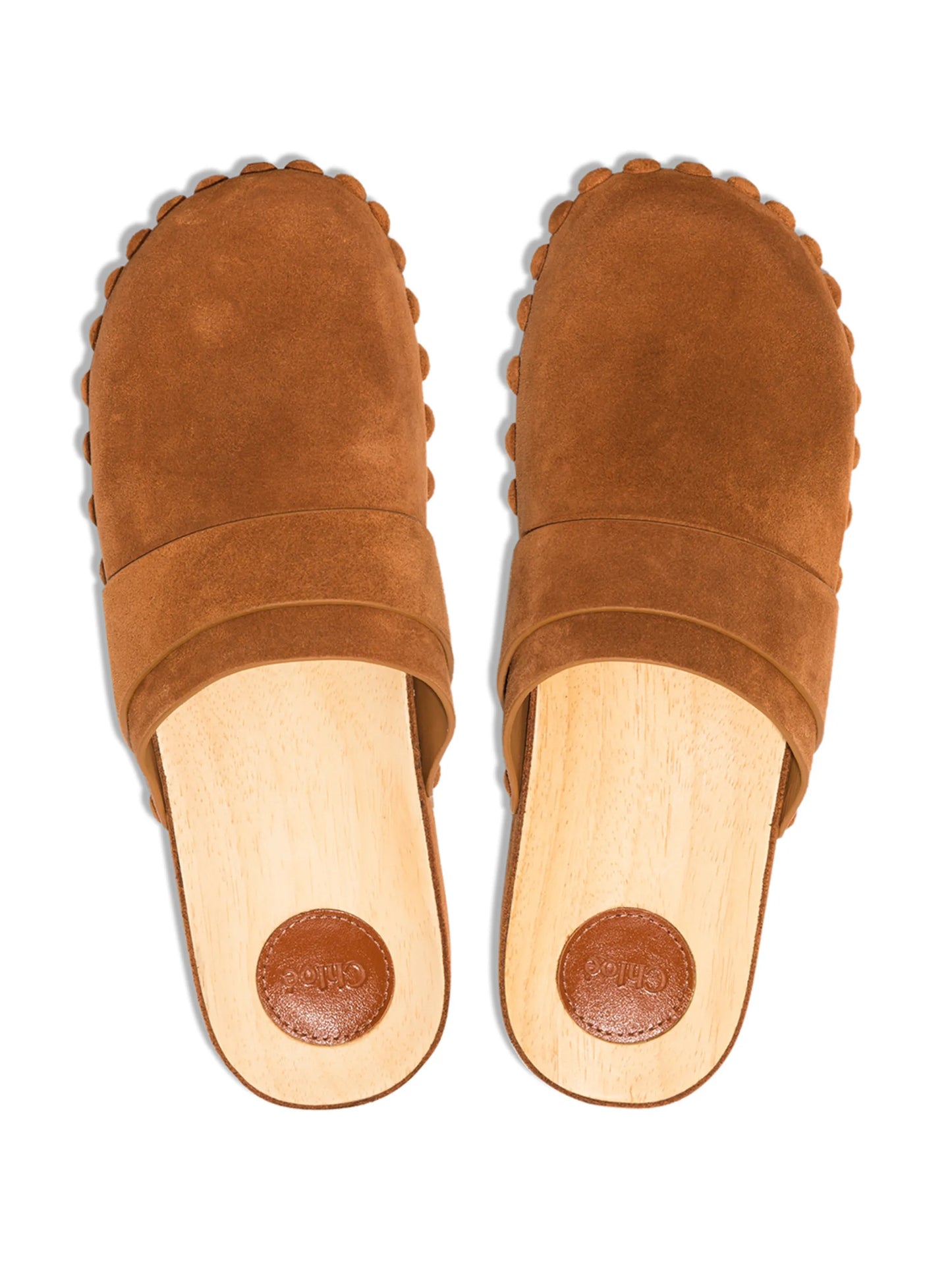 Joy suede platform clogs
