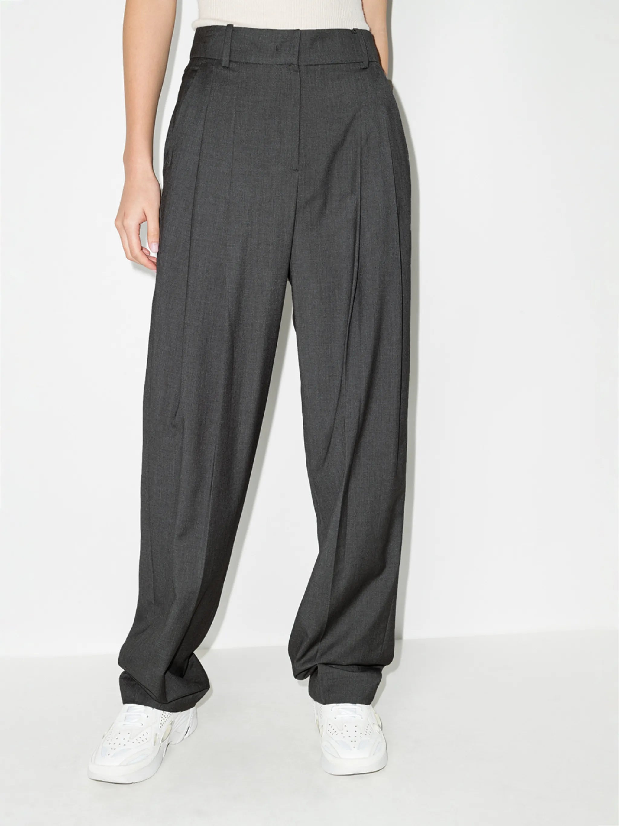 Gelso high-waisted darted trouser