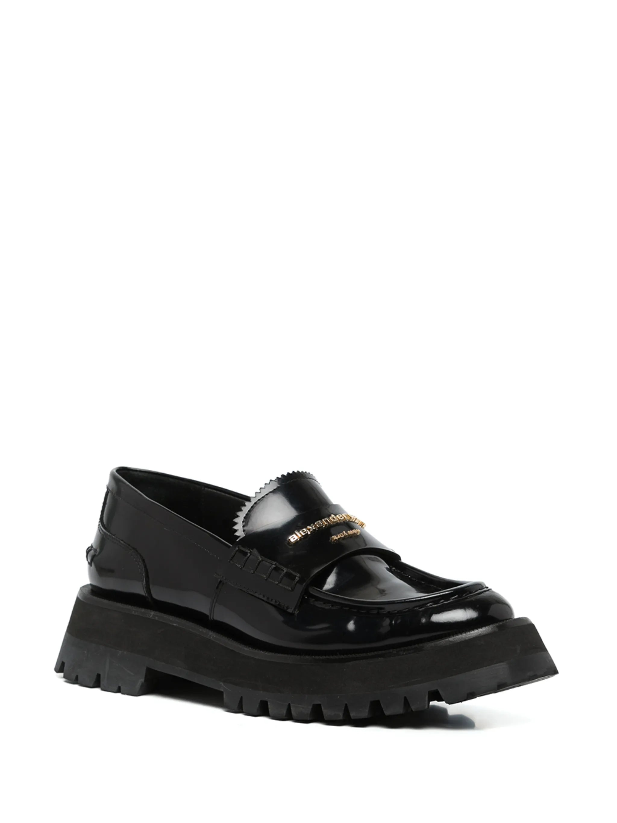 Carter lug-sole box loafers