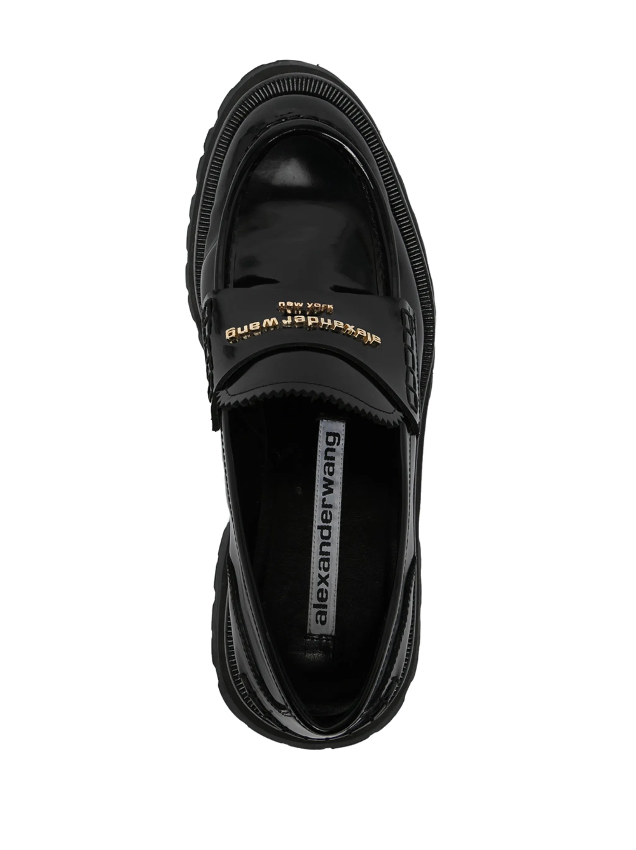 Carter lug-sole box loafers