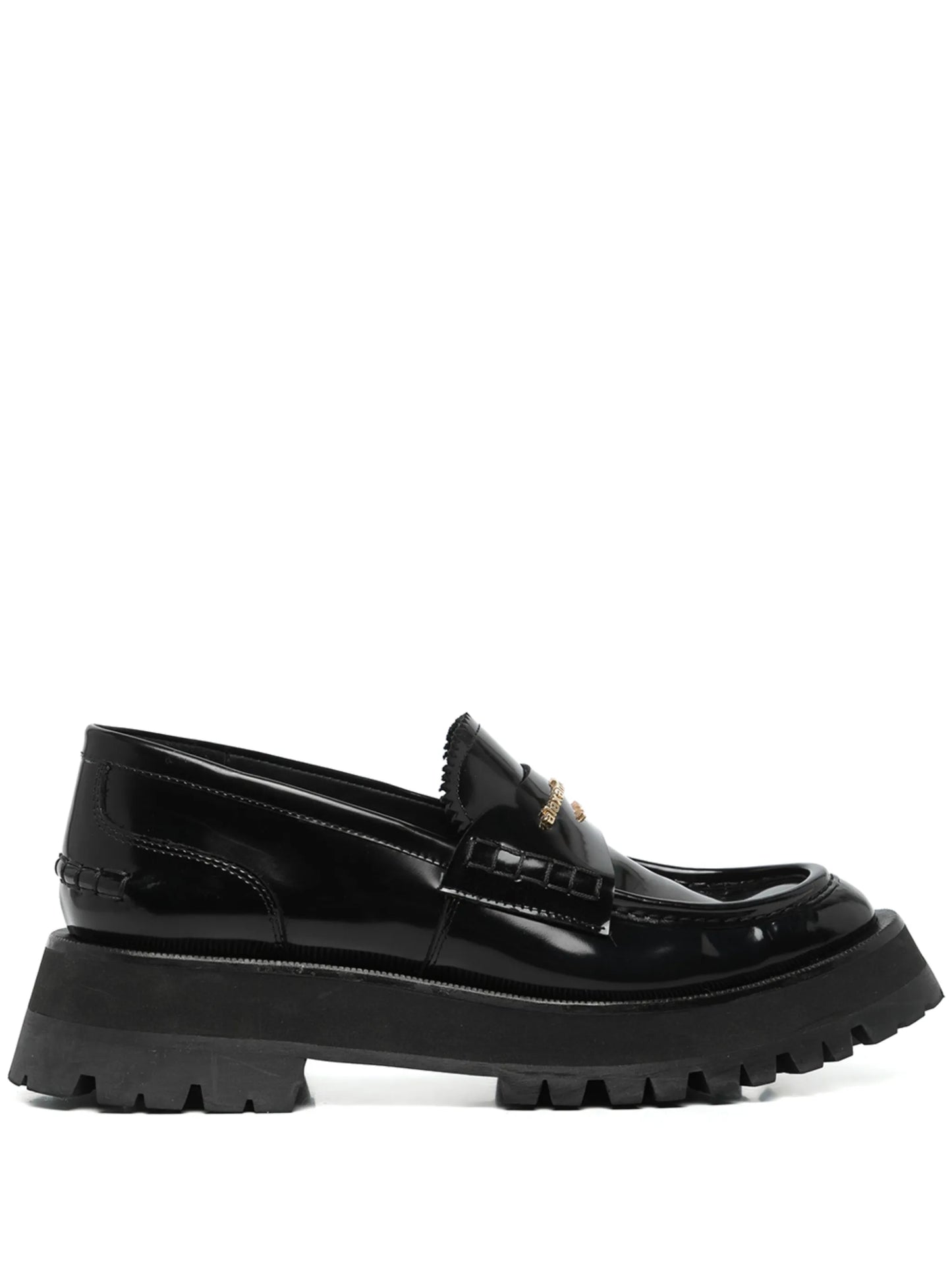 Carter lug-sole box loafers