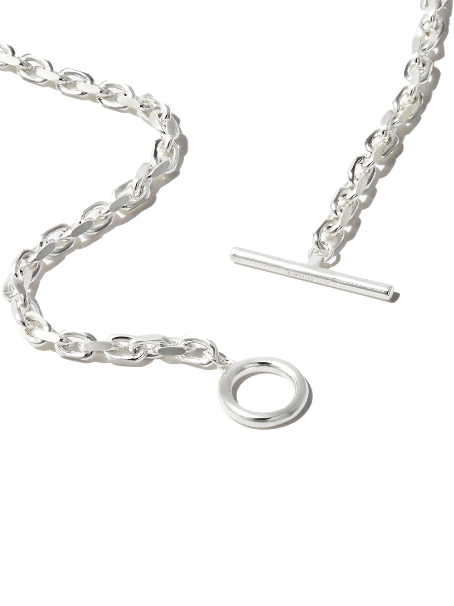Anchor T-bar necklace