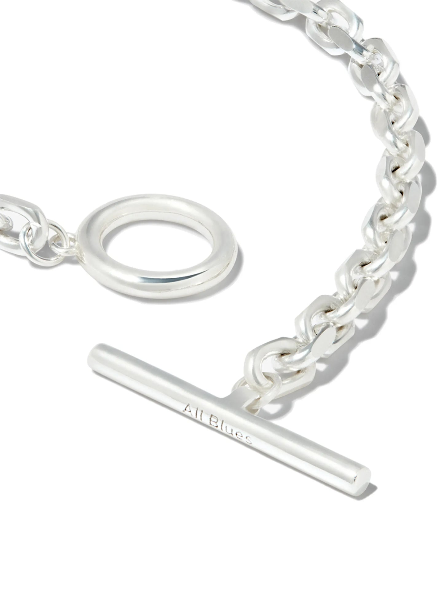 Anchor T-bar fastening bracelet