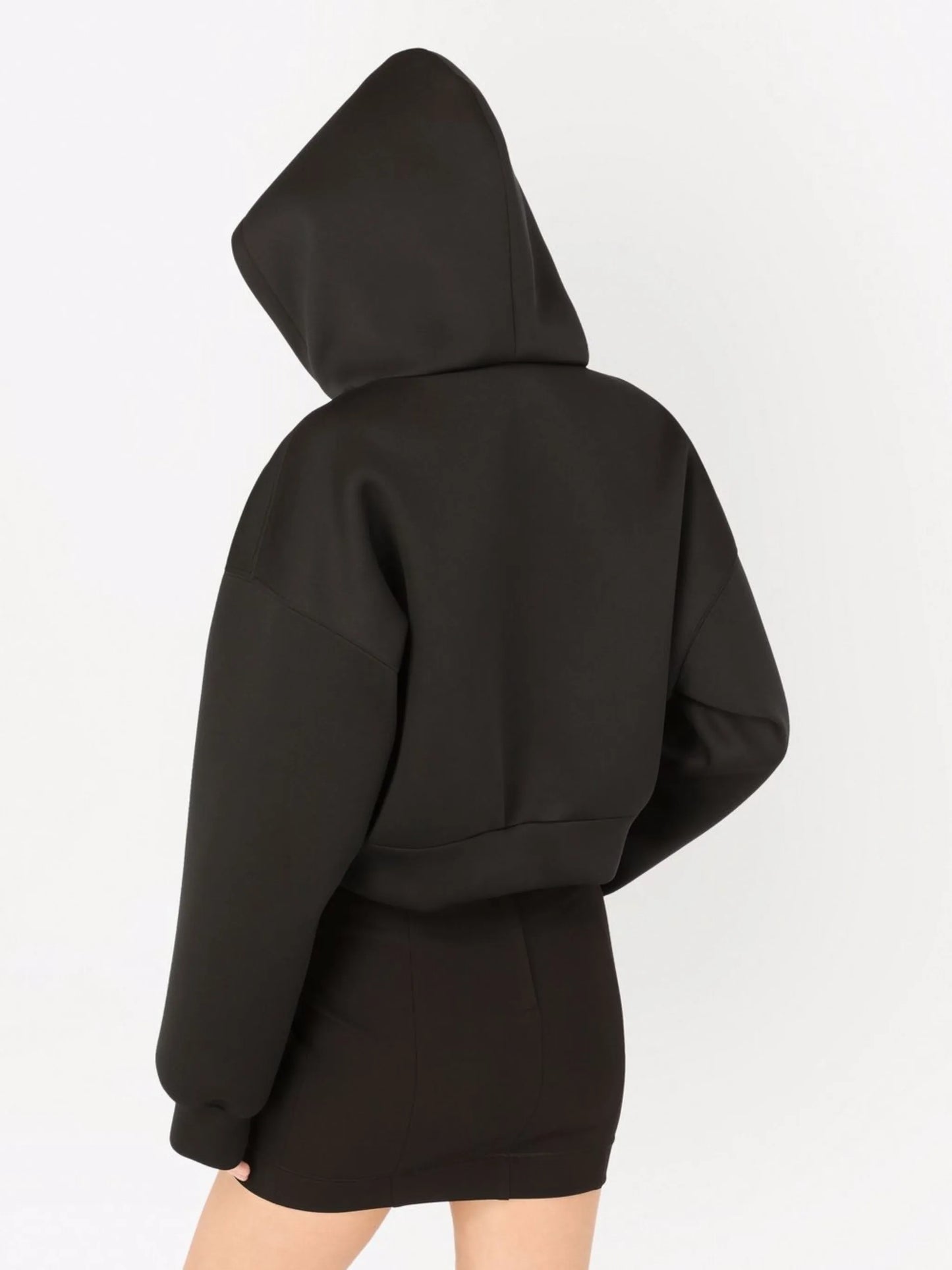 DG-logo cropped hoodie