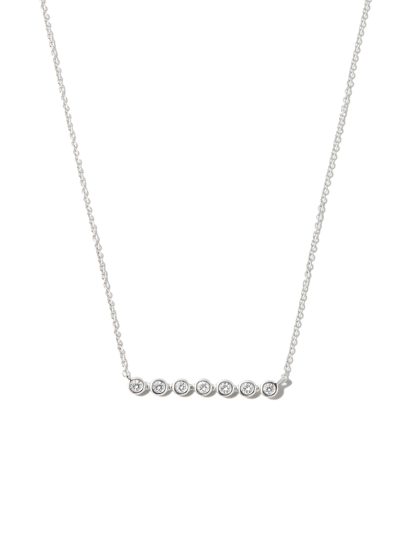 14kt white gold Lulu Jack diamond necklace