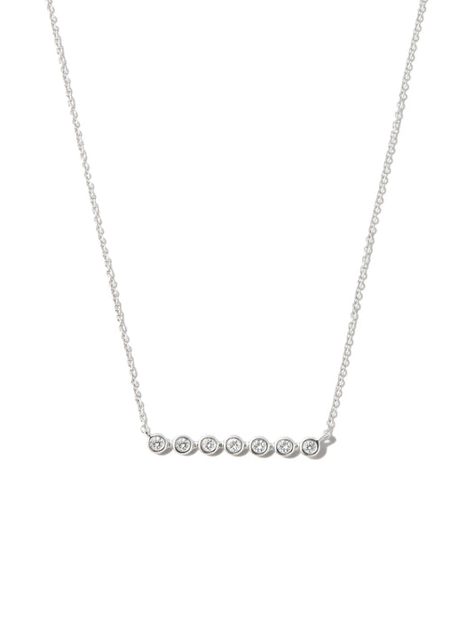 14kt white gold Lulu Jack diamond necklace