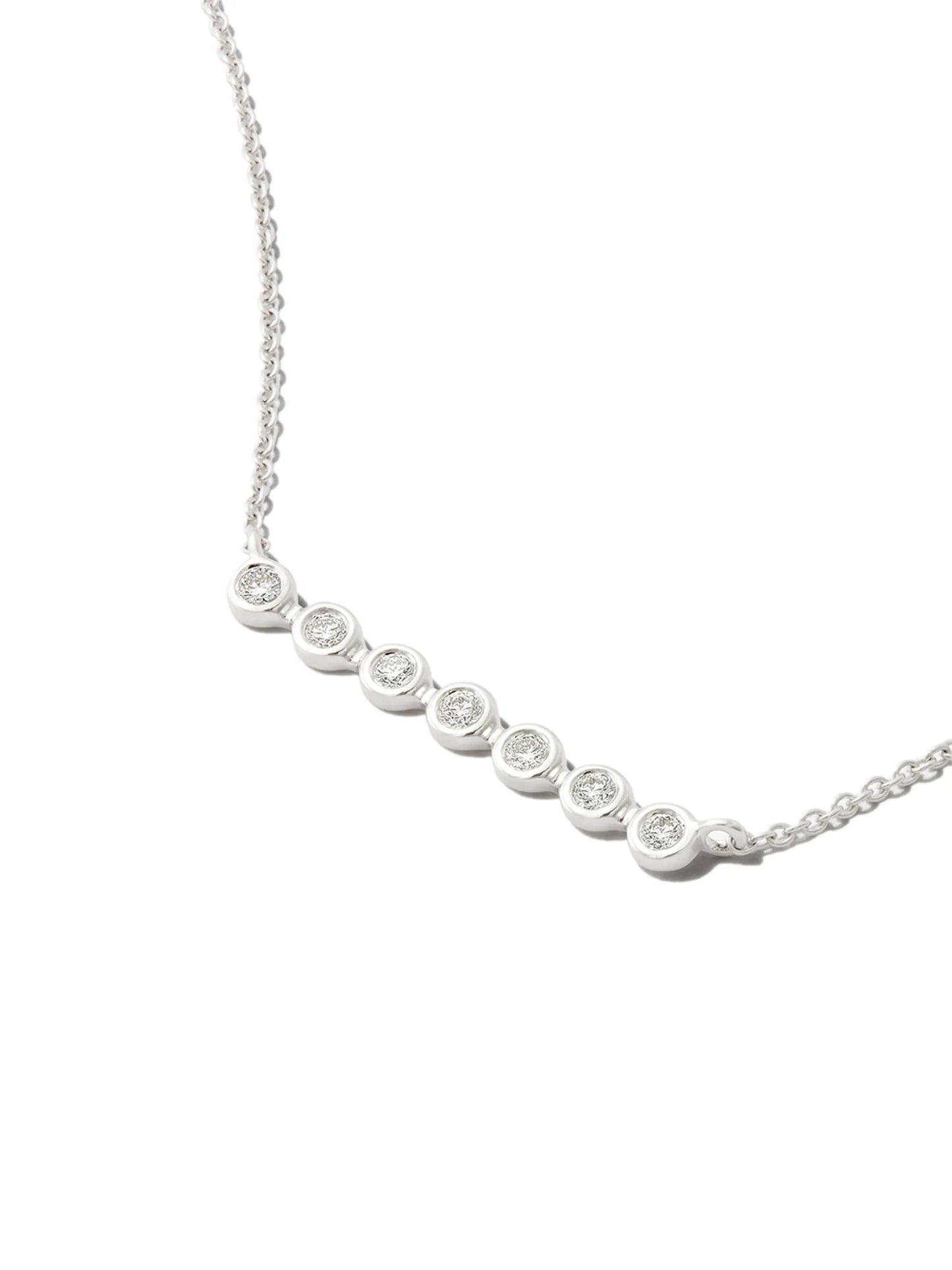 14kt white gold Lulu Jack diamond necklace