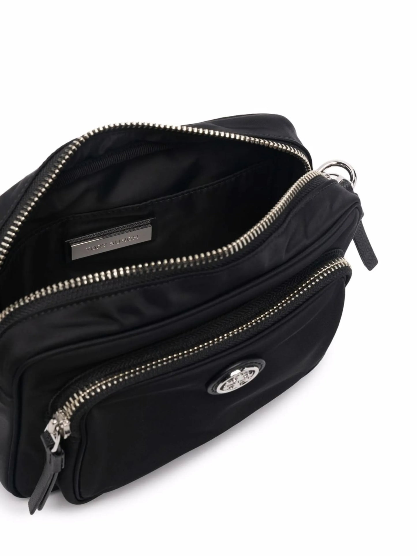 logo-plaque crossbody bag