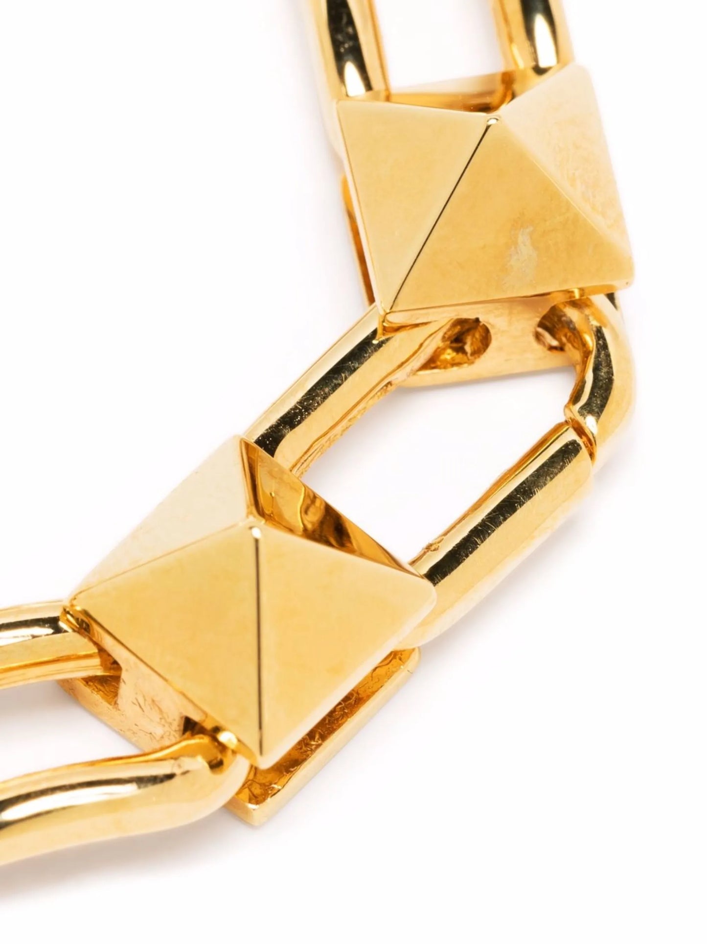 Rockstud chain-link bracelet