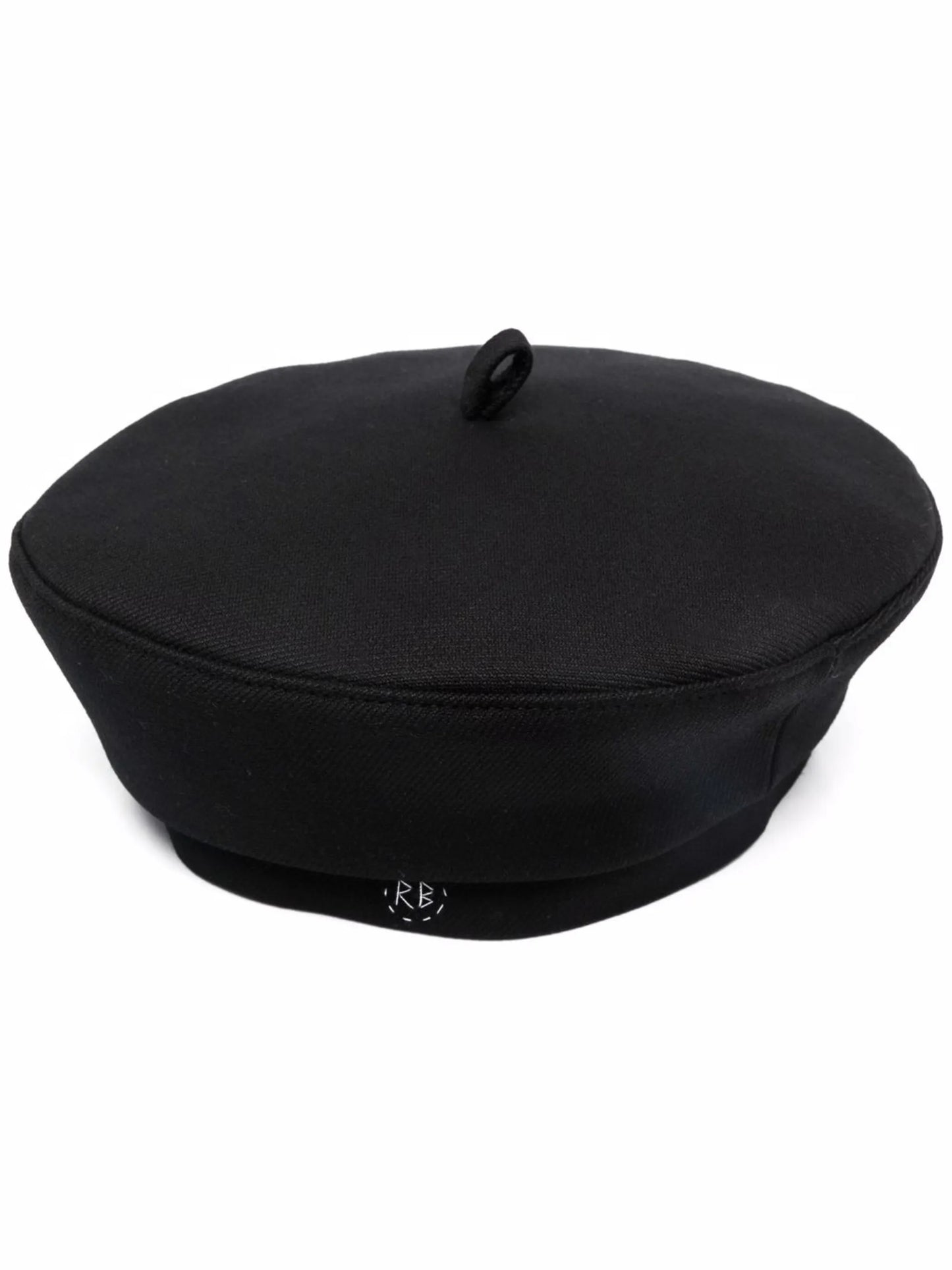 stitched-logo beret