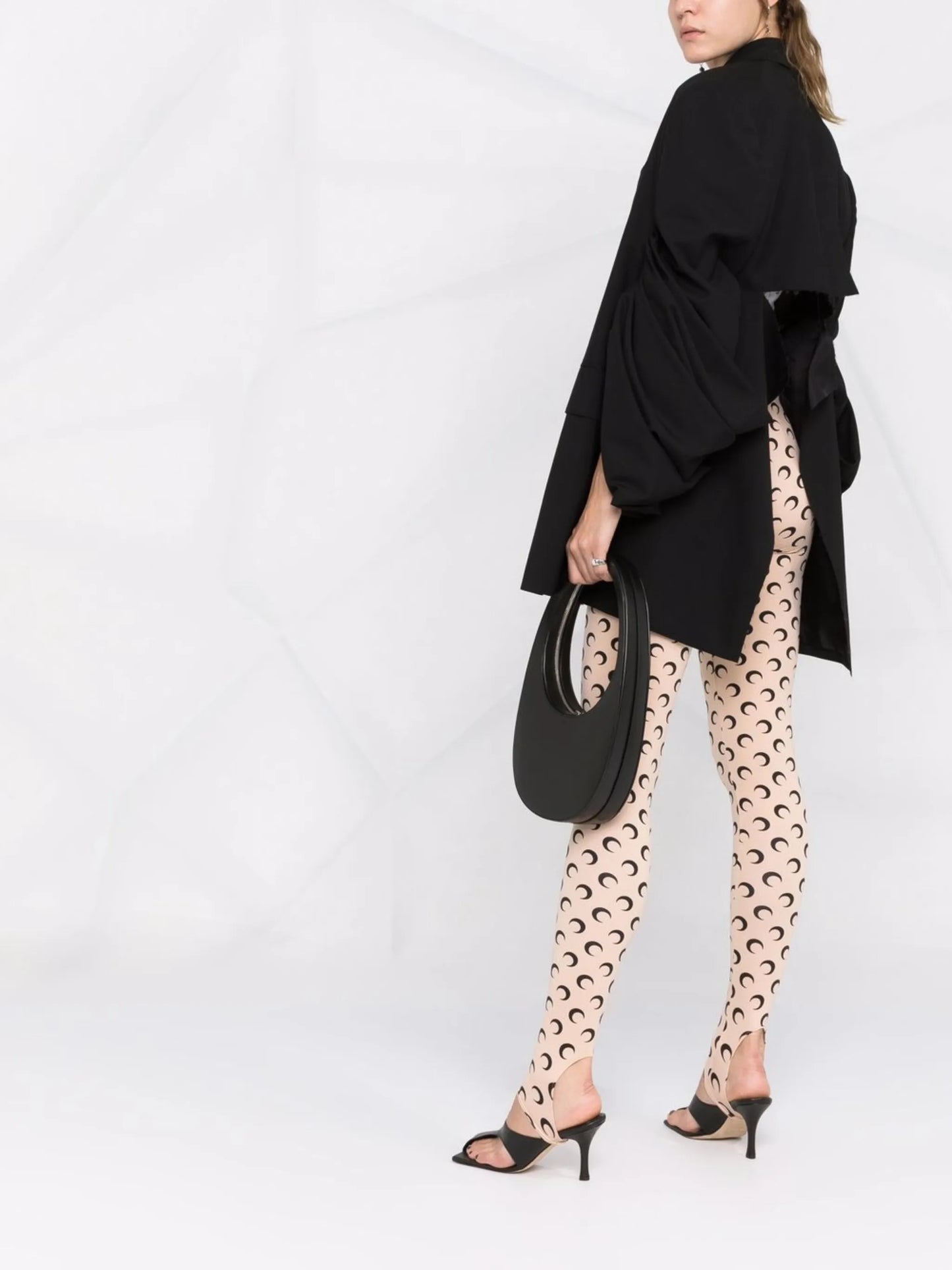all over moon pattern leggings