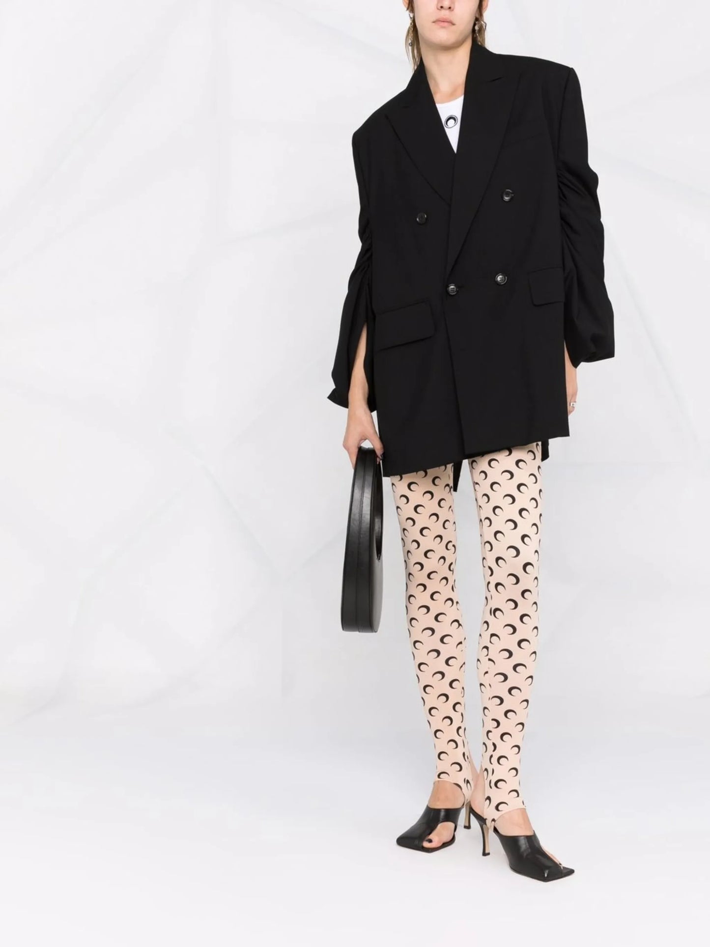 all over moon pattern leggings