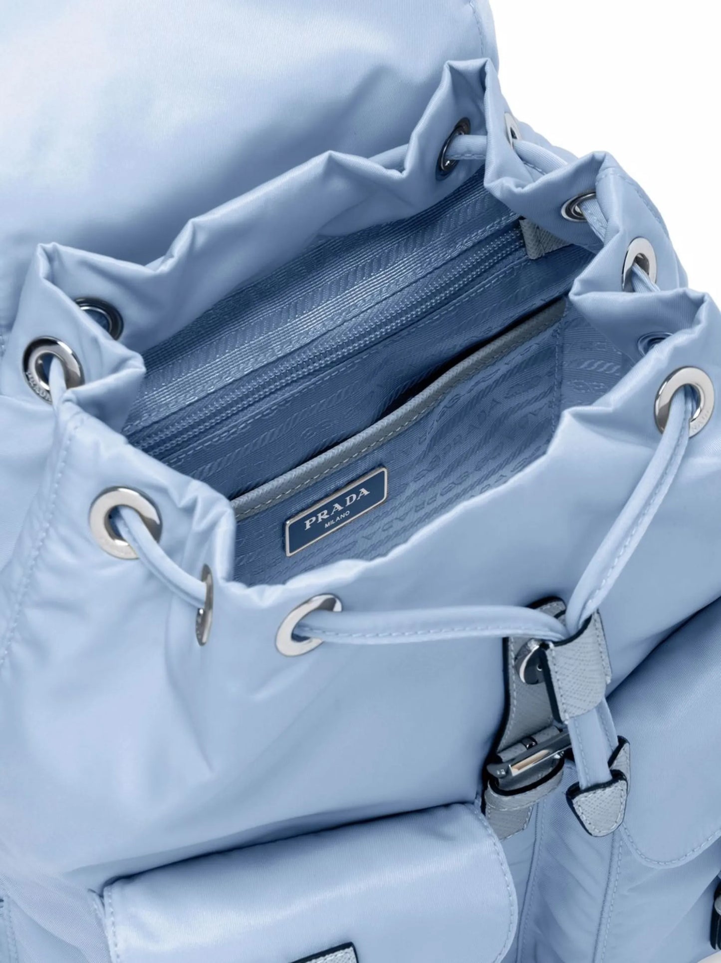 small logo-plaque backpack